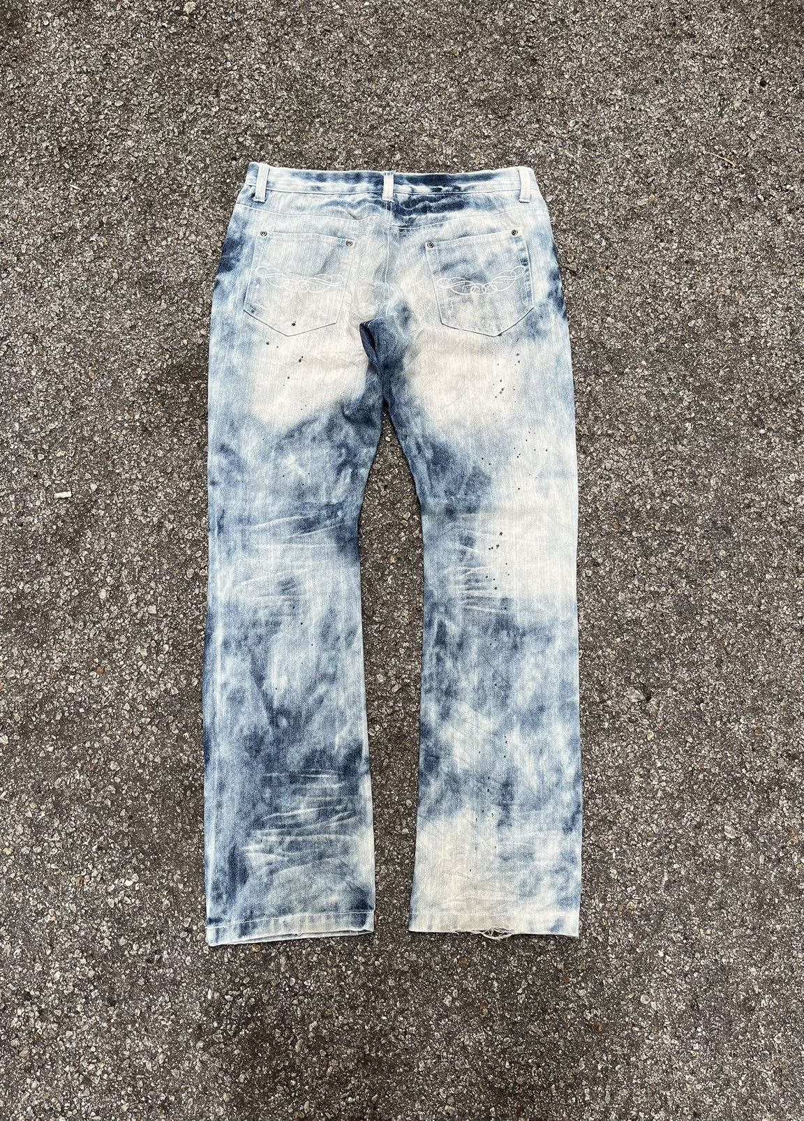 Hysteric Glamour Japanese Brand In The Attic ATC Homme Acid Wash Denim Jeans Size US 33 - 9 Thumbnail