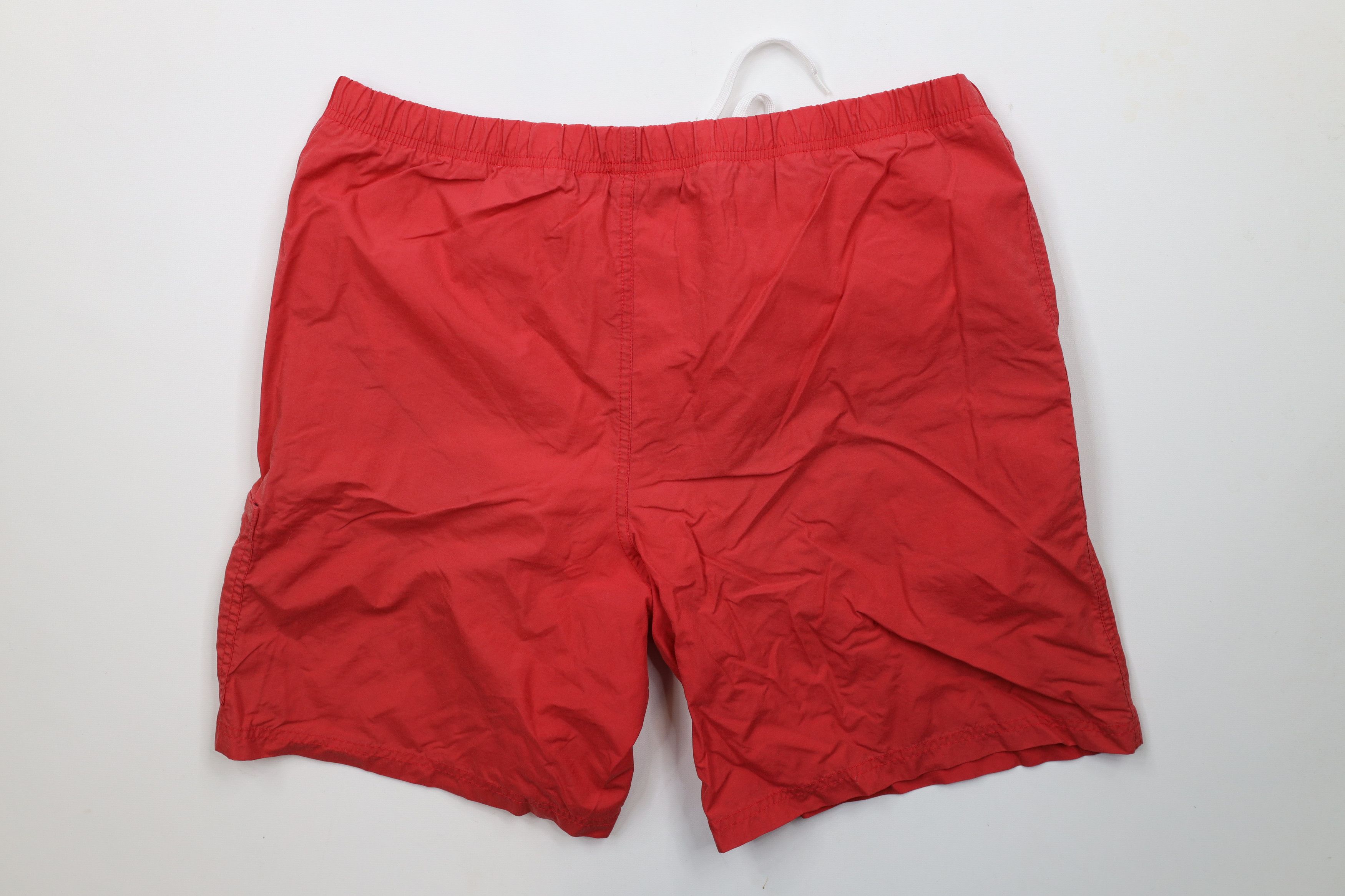 Ralph Lauren × Vintage Vintage 90s Polo Sport Ralph Lauren Flag Lined Shorts Red Size US 34 / EU 50 - 10 Thumbnail