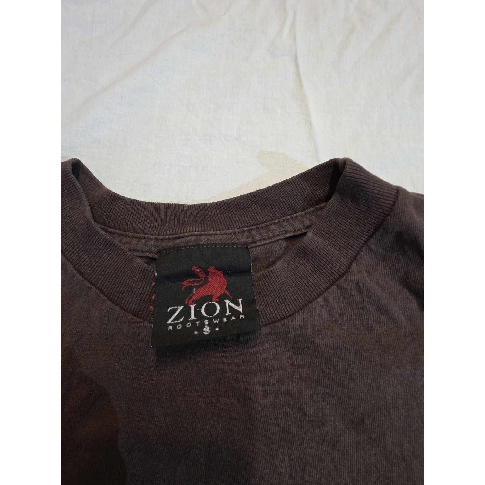 Zion Rootswear Bob Marley No More Trouble Zion Men's Short Sleeve Brown Size US S / EU 44-46 / 1 - 4 Thumbnail