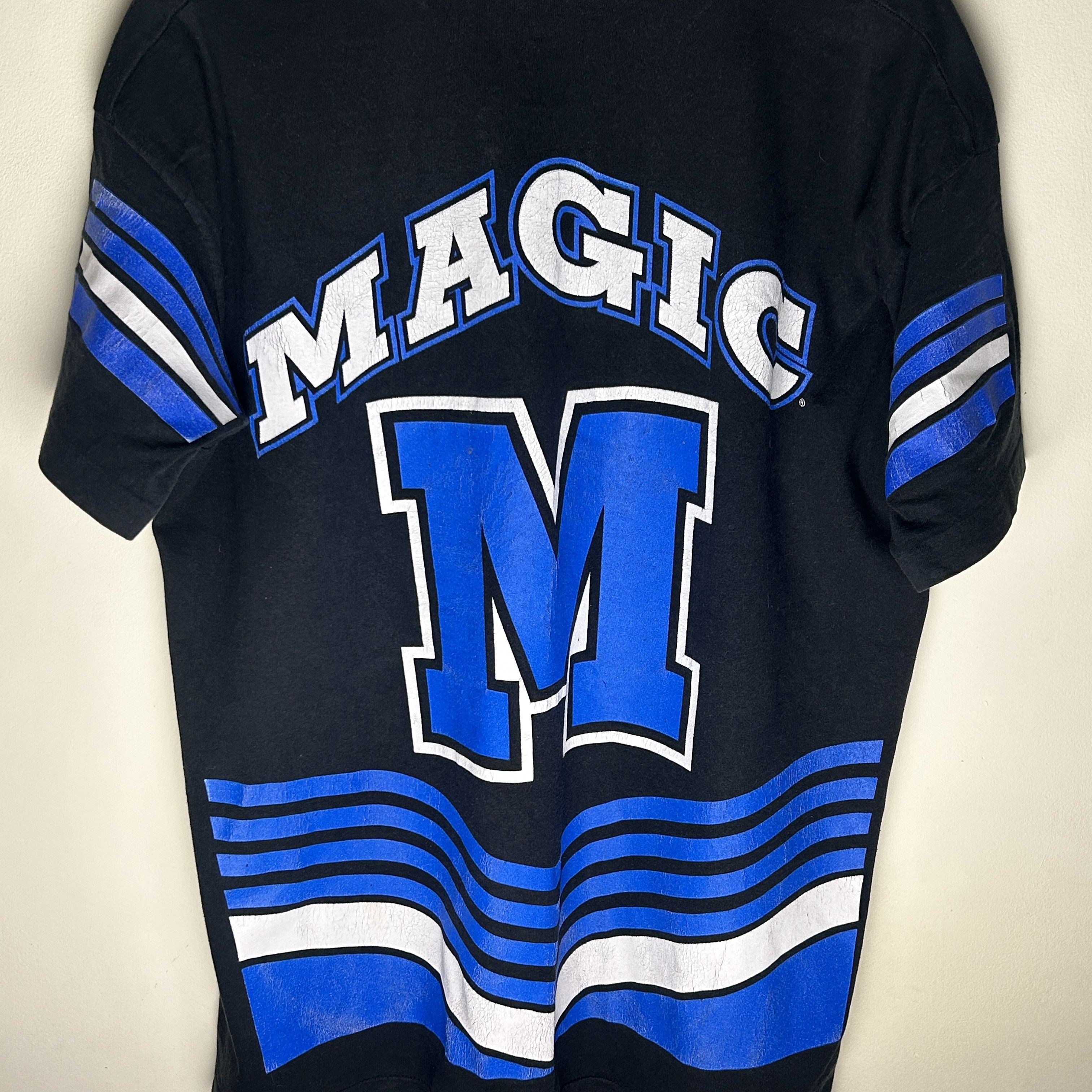 NBA Vintage Orlando Magic Allover Print 90's NBA T-shirt Size US XL / EU 56 / 4 - 4 Thumbnail