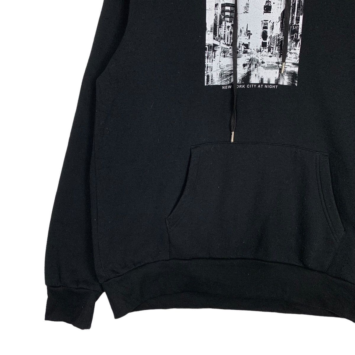 Japanese Brand Culture City New York City At Night Graphic Hoodie #0994-C44 Size US L / EU 52-54 / 3 - 4 Thumbnail
