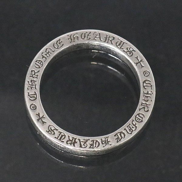 CHROME HEARTS PLAIN SPACER RING silver
