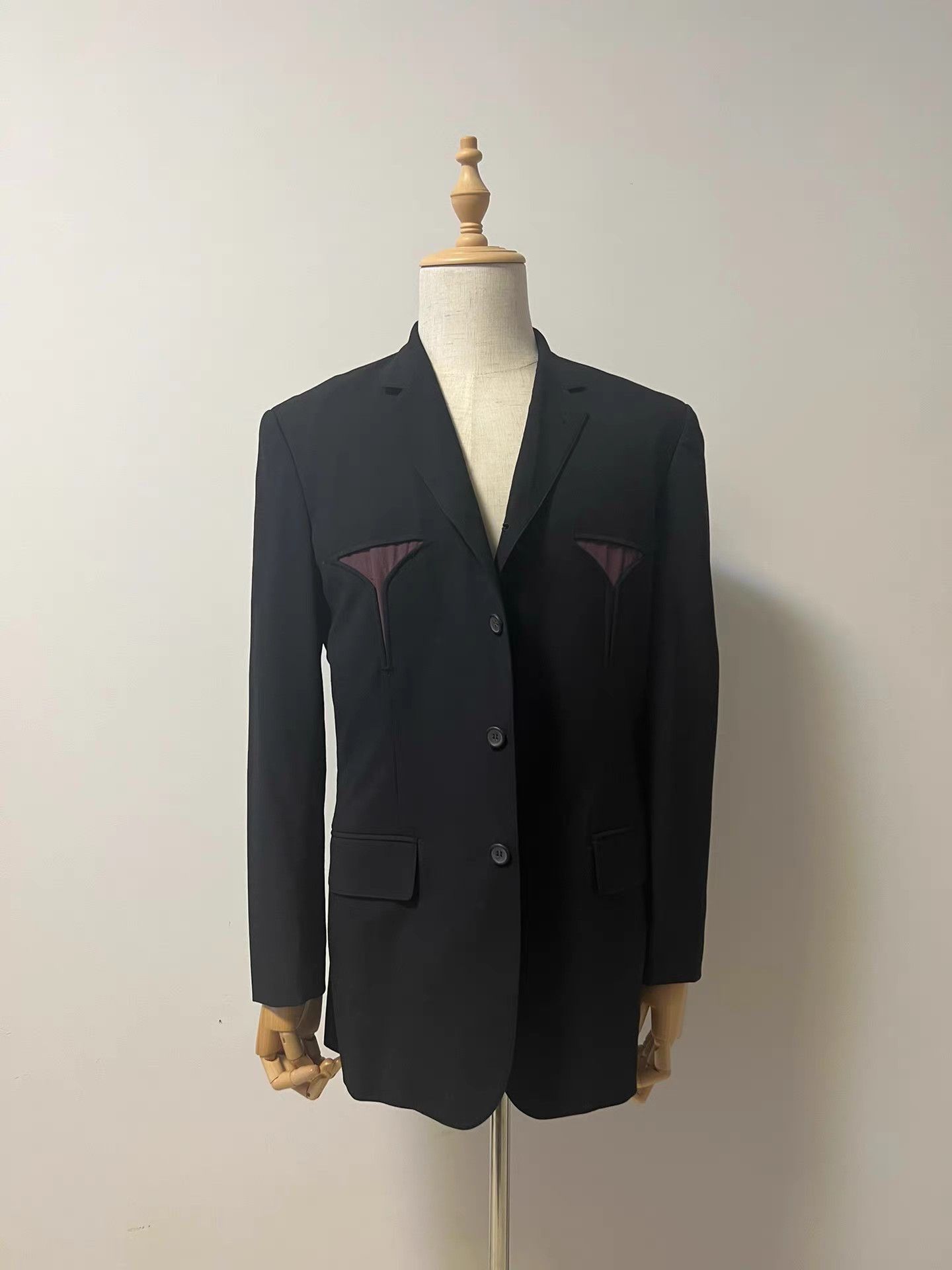 Jean Paul Gaultier Jean Paul Gaultier JPG Men's Navy Stripe Blazer Jacket K9 Size US M / EU 48-50 / 2 - 2 Thumbnail