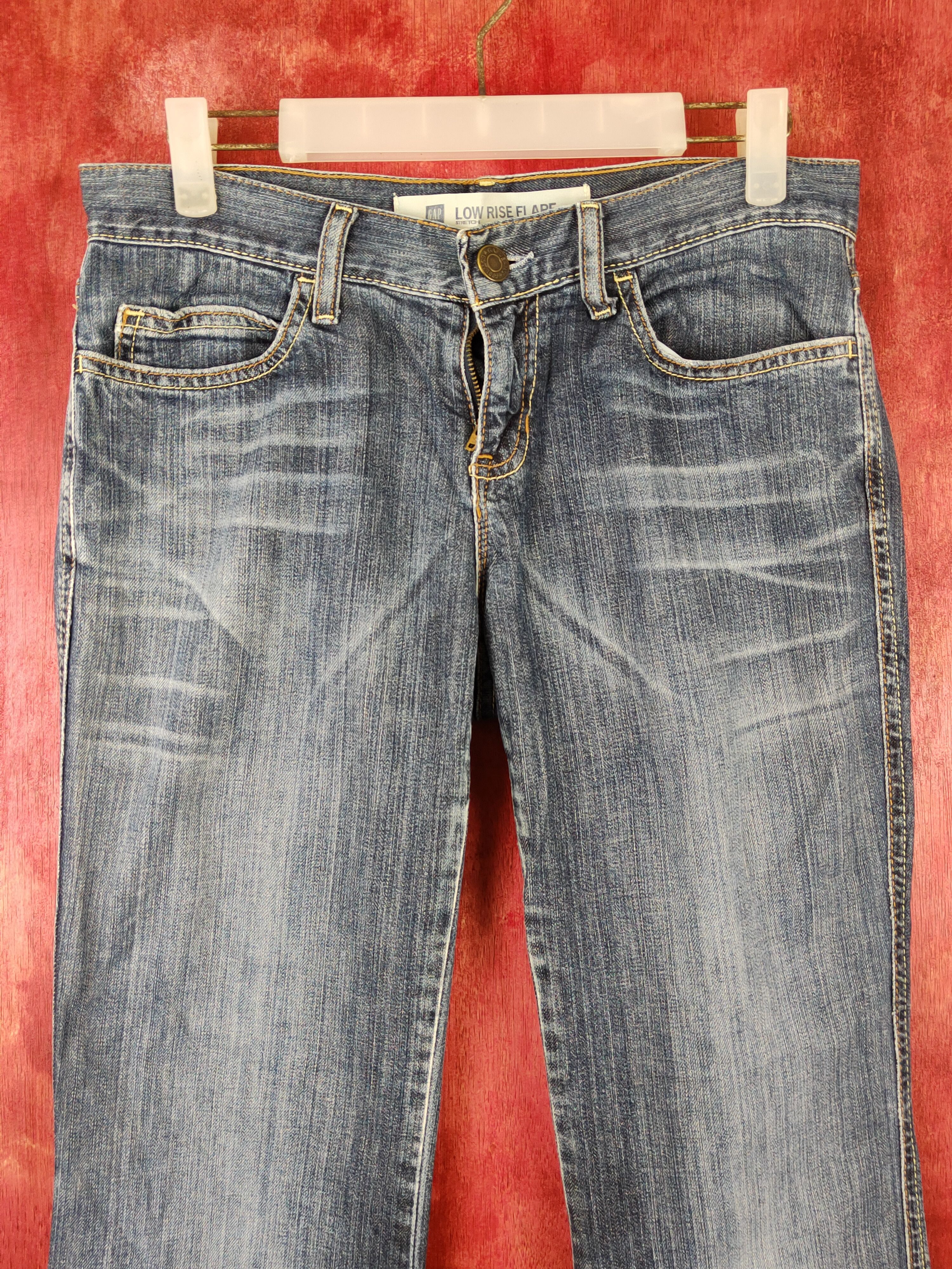 Gap Gap Dark Blue Distressed Ripped Jeans#S1806 Size 30" / US 8 / IT 44 - 2 Thumbnail