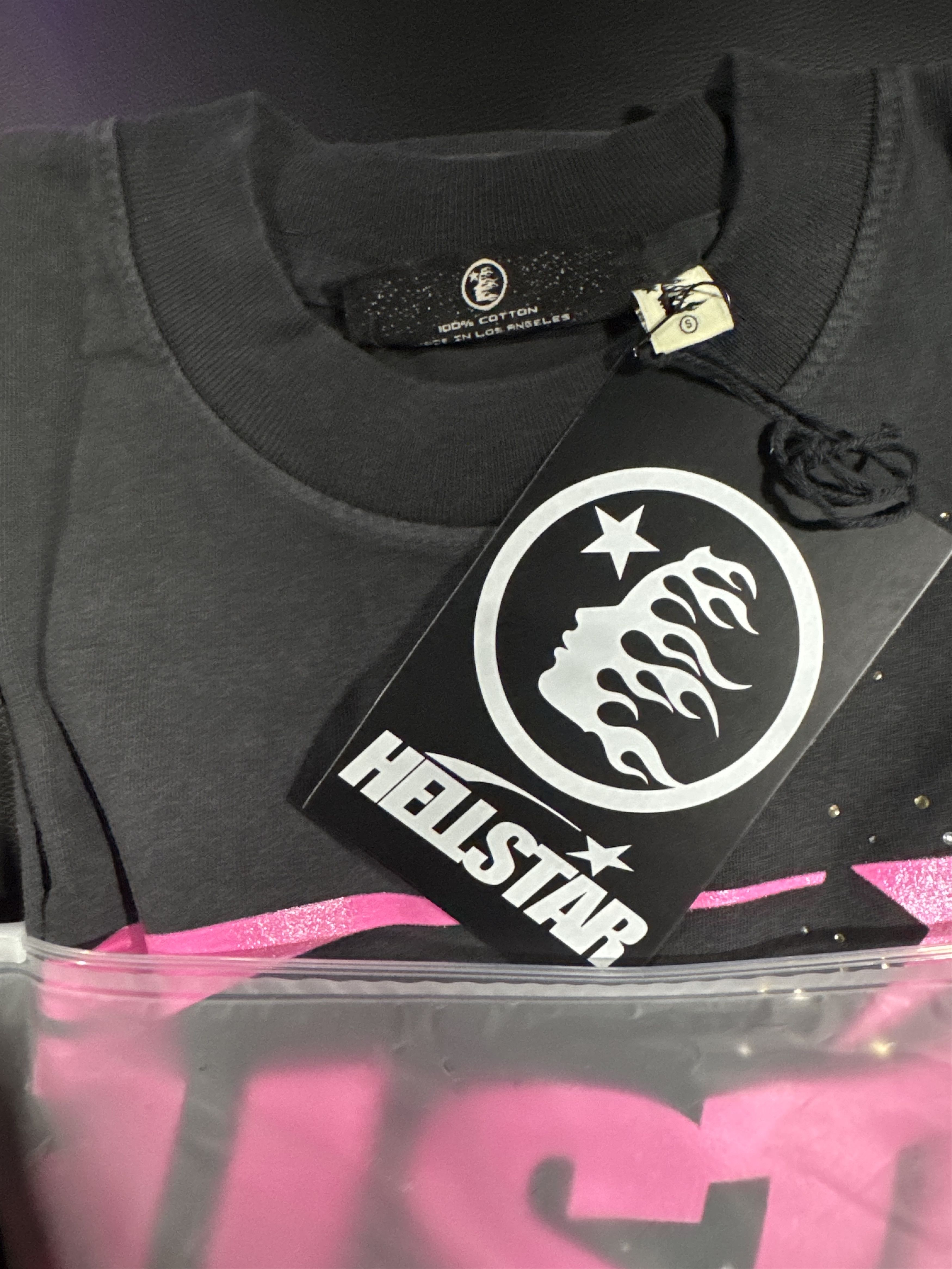 HELLSTAR CLASSIC RHINESTONE LOGO T-SHIRT Size US S / EU 44-46 / 1 - 5 Thumbnail