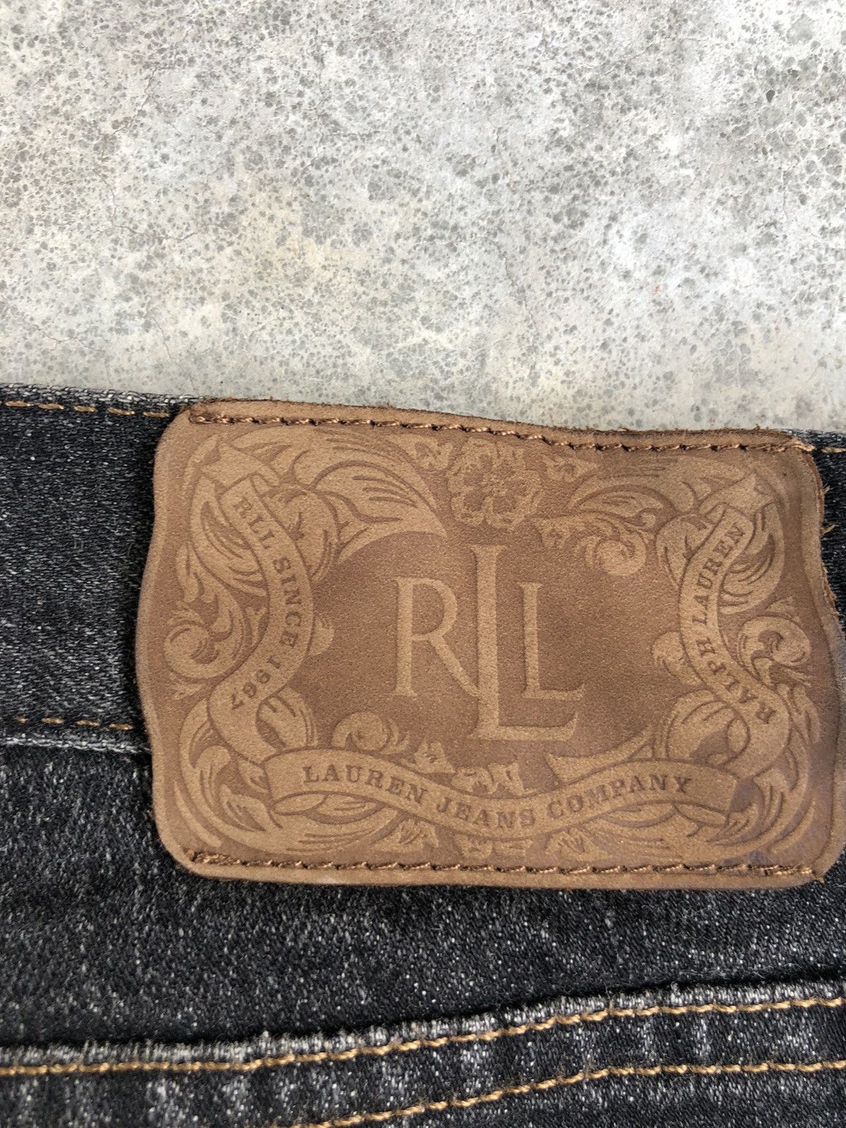 Lauren Ralph Lauren Japanese Lauren Flared Jeans Patchwork Size US 29 - 14 Thumbnail
