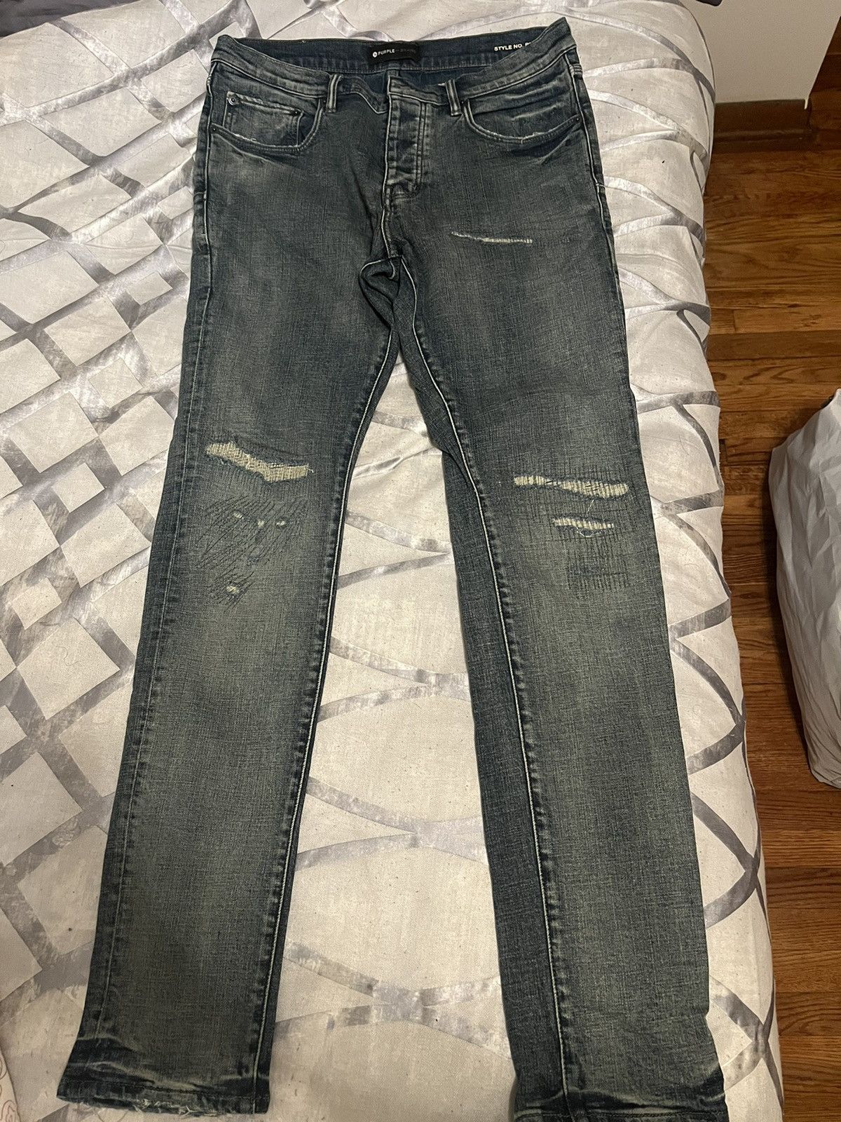 Purple Purple Jeans Size US 32 / EU 48 - 2 Thumbnail