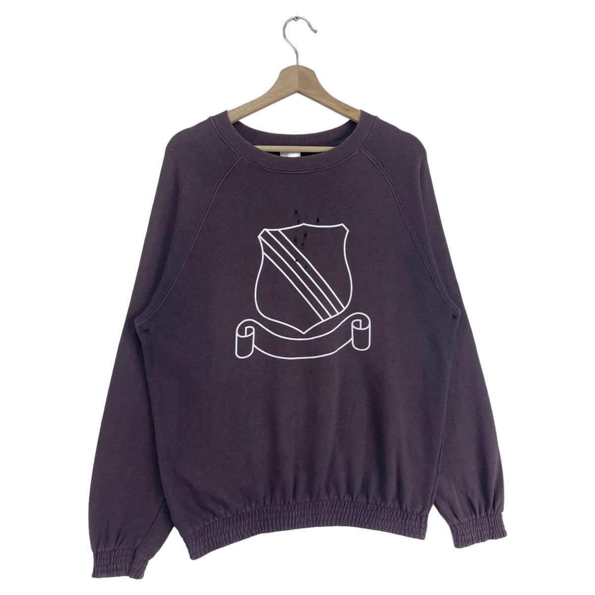 Number (N)ine A/W01 Number Nine Shield Shotgun Ripped Sweatshirt Size US M / EU 48-50 / 2 - 4 Thumbnail