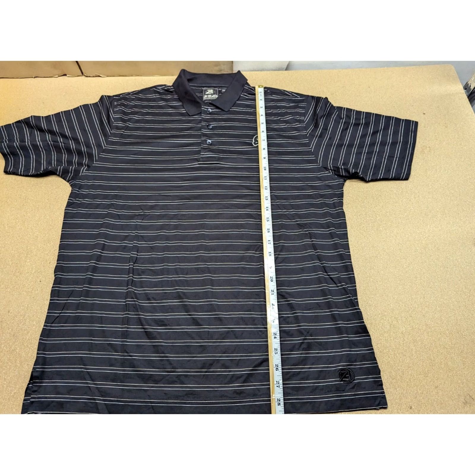 Vintage Ahead Authentics Al Badia Club Polo Shirt M Black Striped White Nike Shirt Size US M / EU 48-50 / 2 - 6 Thumbnail