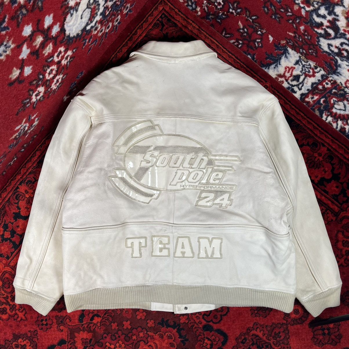 Southpole Vintage 90s Streetwear Y2K Sk8 Rare Southpole leather jacket Size US XXL / EU 58 / 5 - 4 Thumbnail