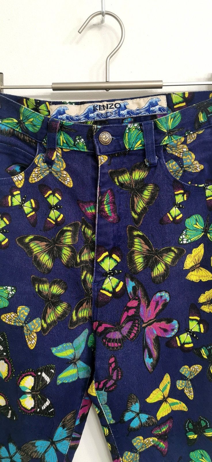 Kenzo Kenzo vintage butterfly jeans Size 28" / US 6 / IT 42 - 2 Thumbnail