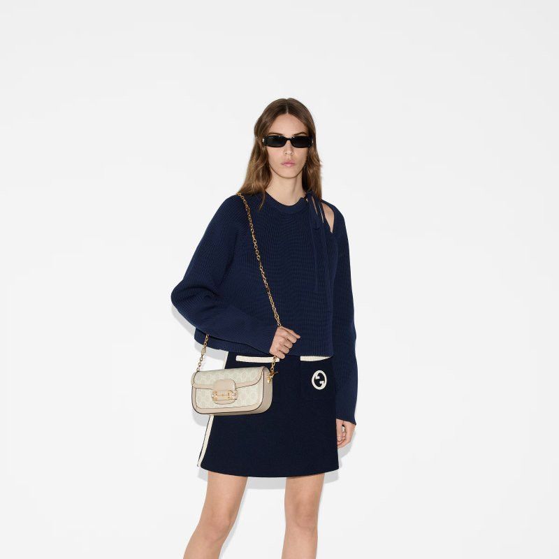 Gucci Gucci Horsebit 1955 Small Shoulder Bag Size ONE SIZE - 6 Thumbnail