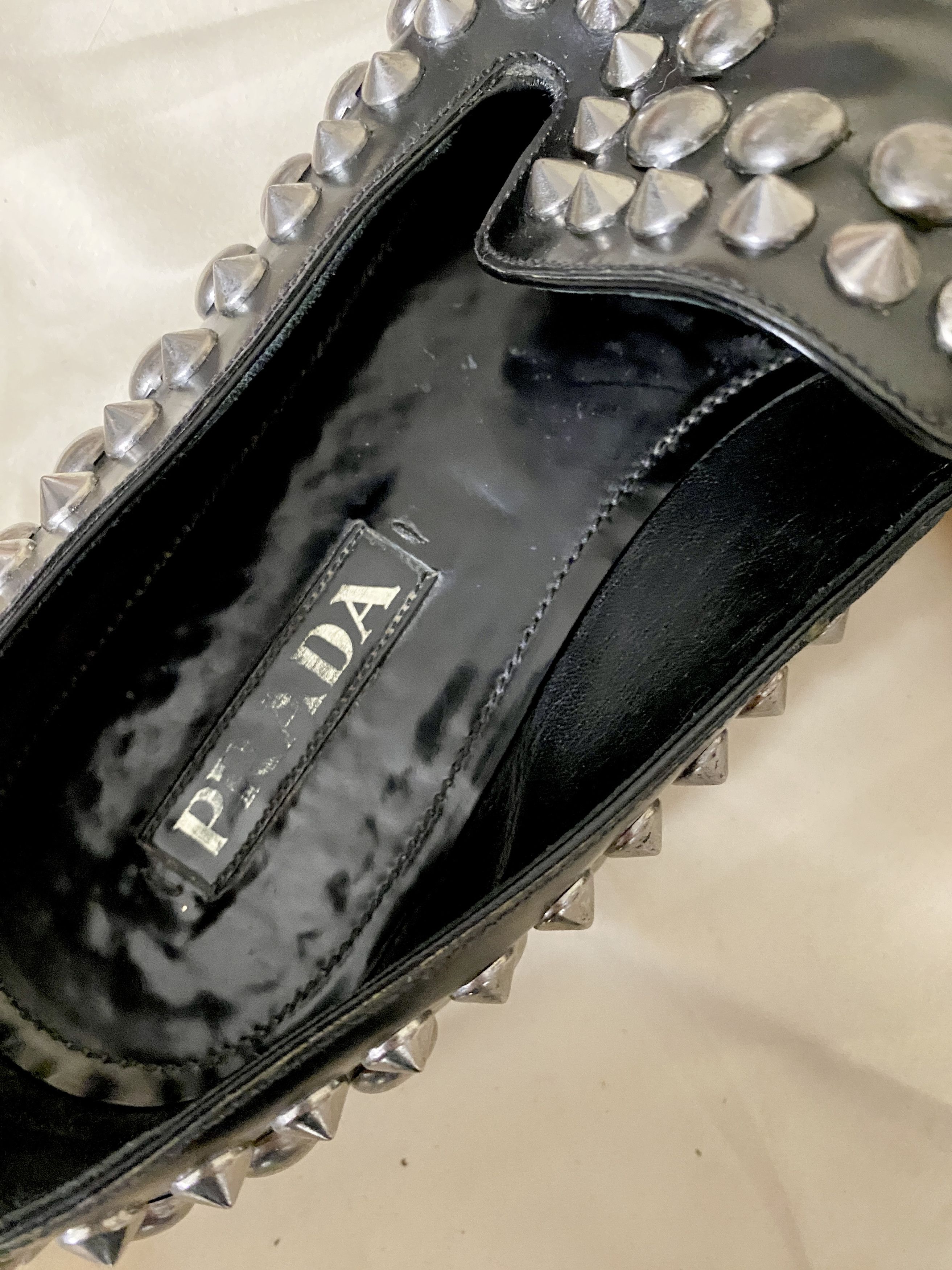 Prada Prada Vintage Studded Loafers - Unisex Size US 8 / EU 41 - 7 Thumbnail