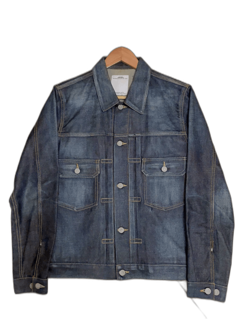 Visvim visvim non-washed denim jacket 14aw Size US M / EU 48-50 / 2 - 1 Thumbnail