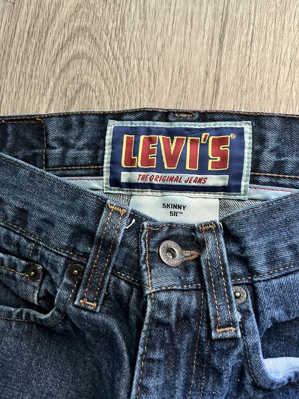 Levi's × Vintage vintage levis skinny jeans Size 31" - 5 Thumbnail