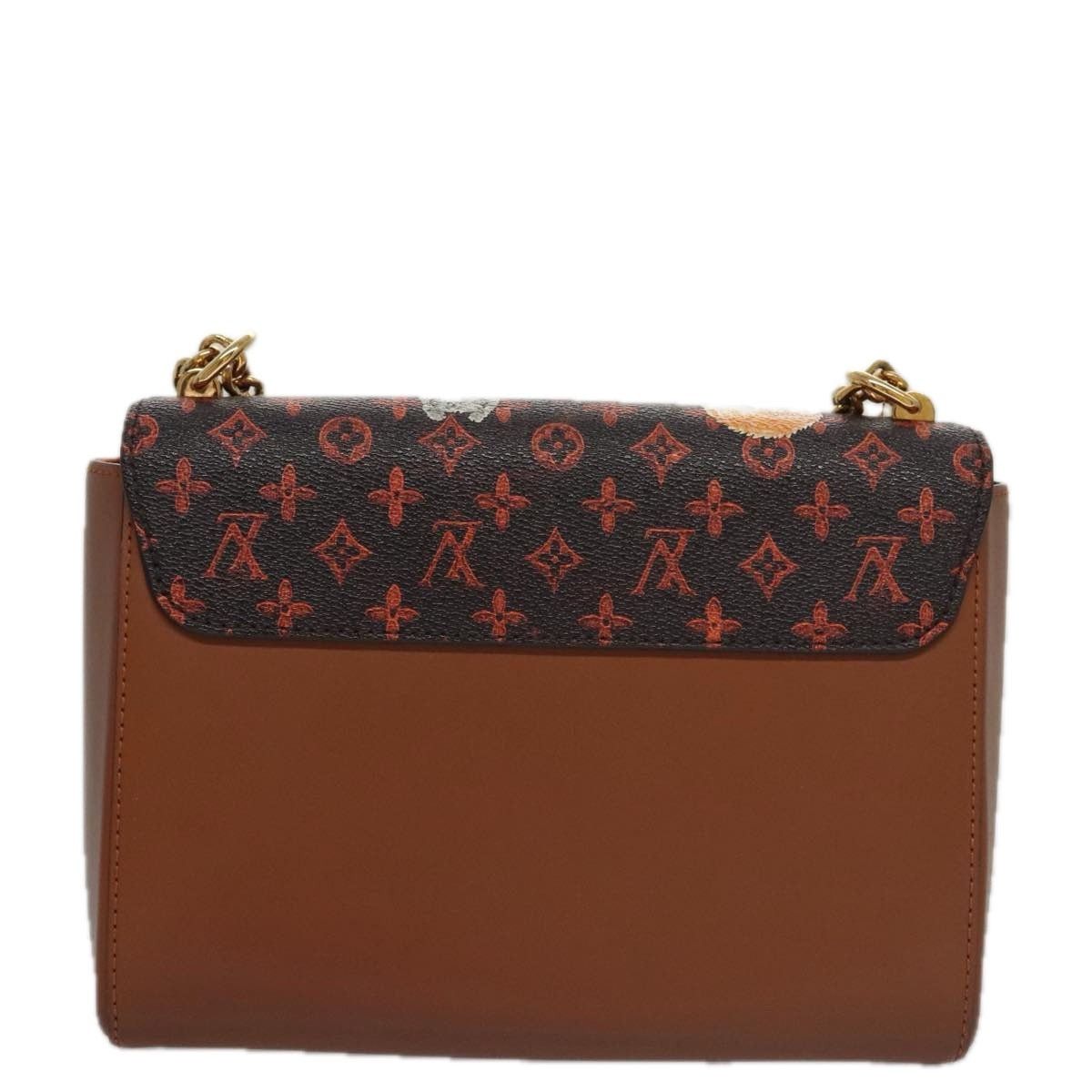 Louis Vuitton LOUIS VUITTON Catgram Sack Twist MM Shoulder Bag Marron Size ONE SIZE - 3 Thumbnail
