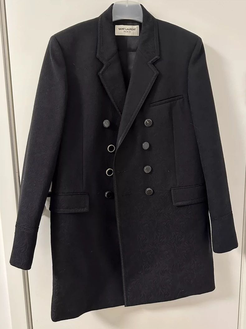 Saint Laurent Paris Saint Laurent Paris Double breasted Navy-2506 Size US M / EU 48-50 / 2 - 1 Thumbnail