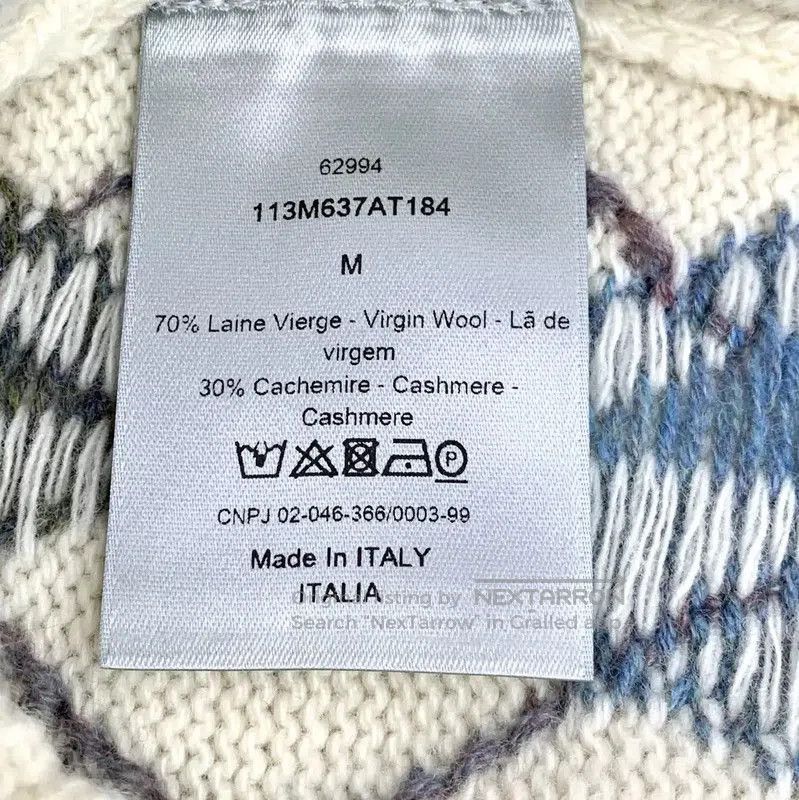 Dior Dior Colorblock Wool Sweater for Men . Size US M / EU 48-50 / 2 - 7 Thumbnail