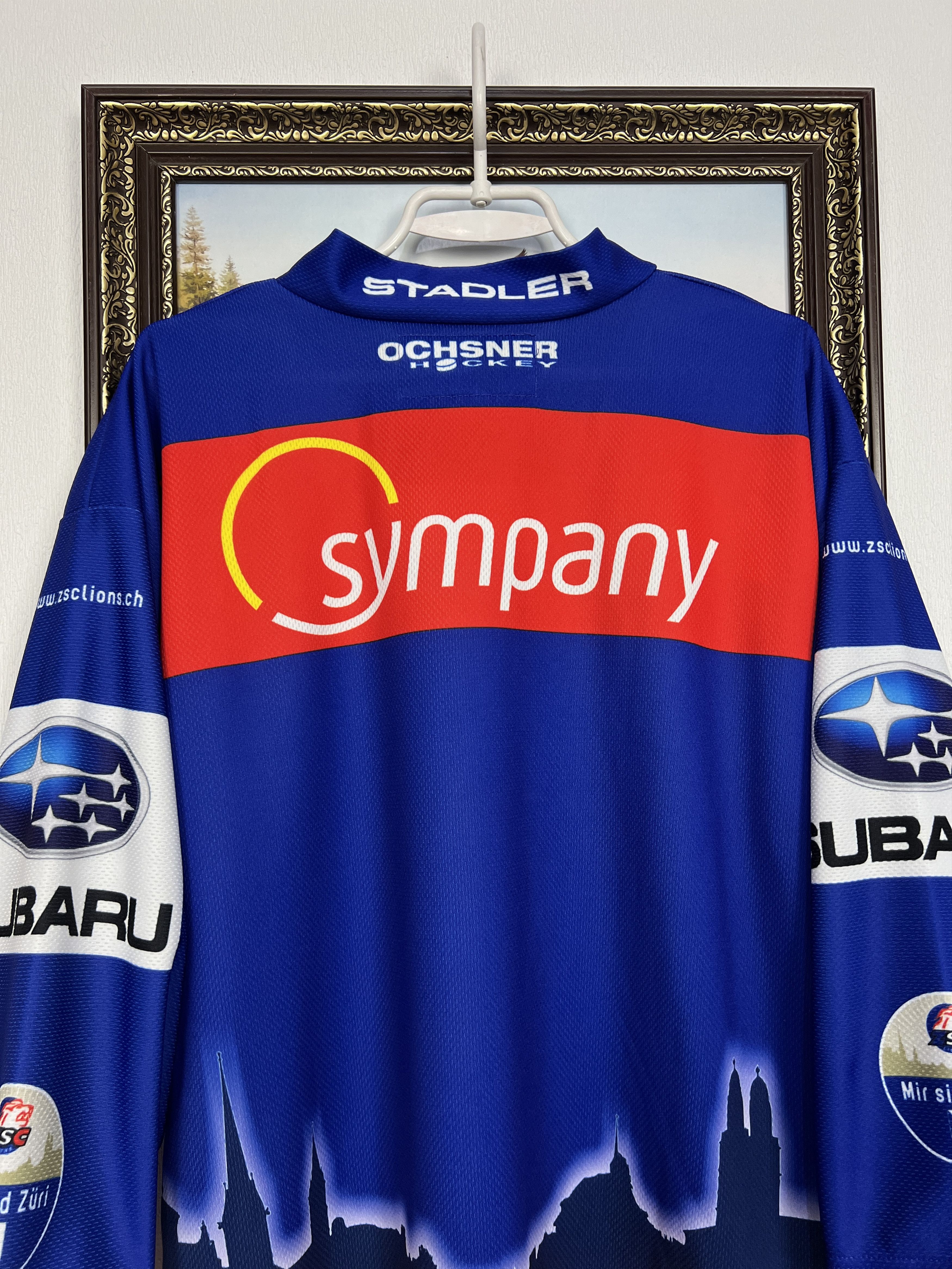 Nike Vintage ZSC Lions Hockey Jersey Switzerland Trikot Shirt Size US S / EU 44-46 / 1 - 10 Thumbnail