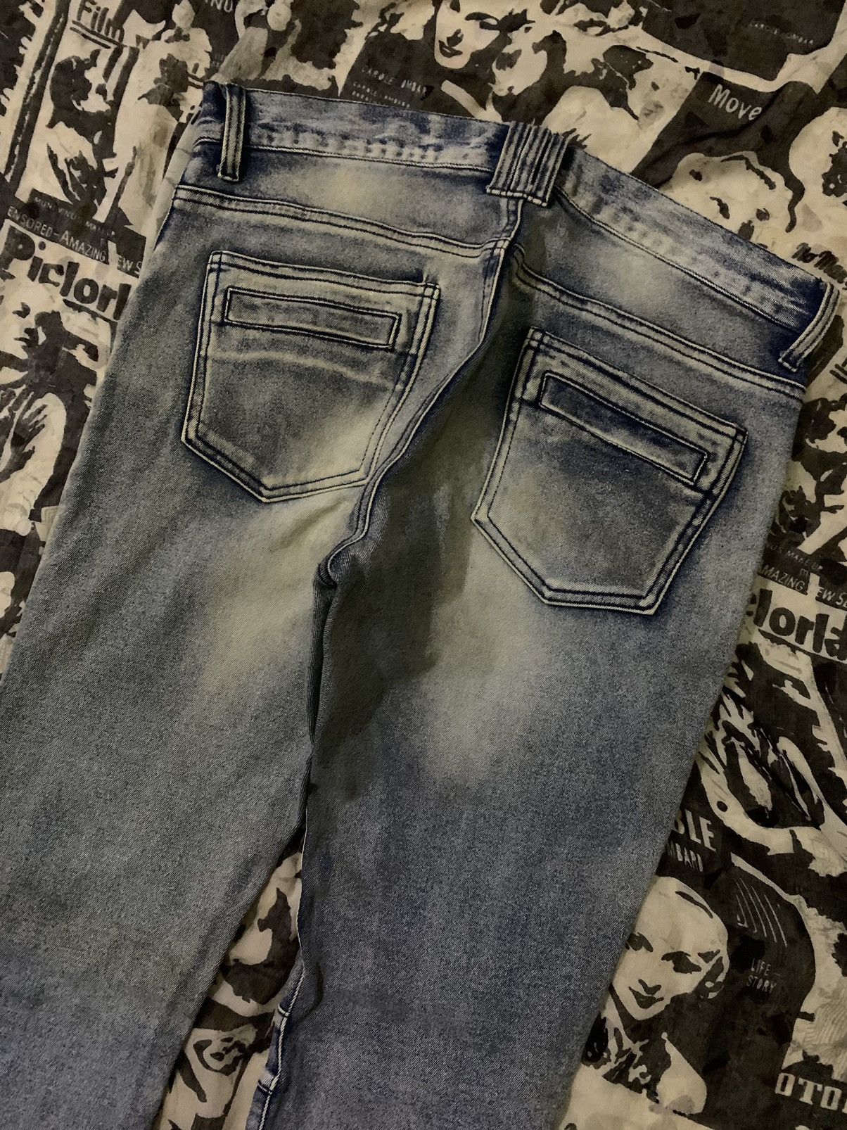 In The Attic 💥Japanese Avant Garde In The Attic Biker Pant Size US 33 - 5 Thumbnail