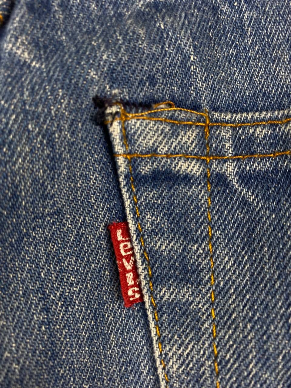 Levi's true vintage 70s levis 505 denim talon zipper Size US 32 / EU 48 - 5 Thumbnail