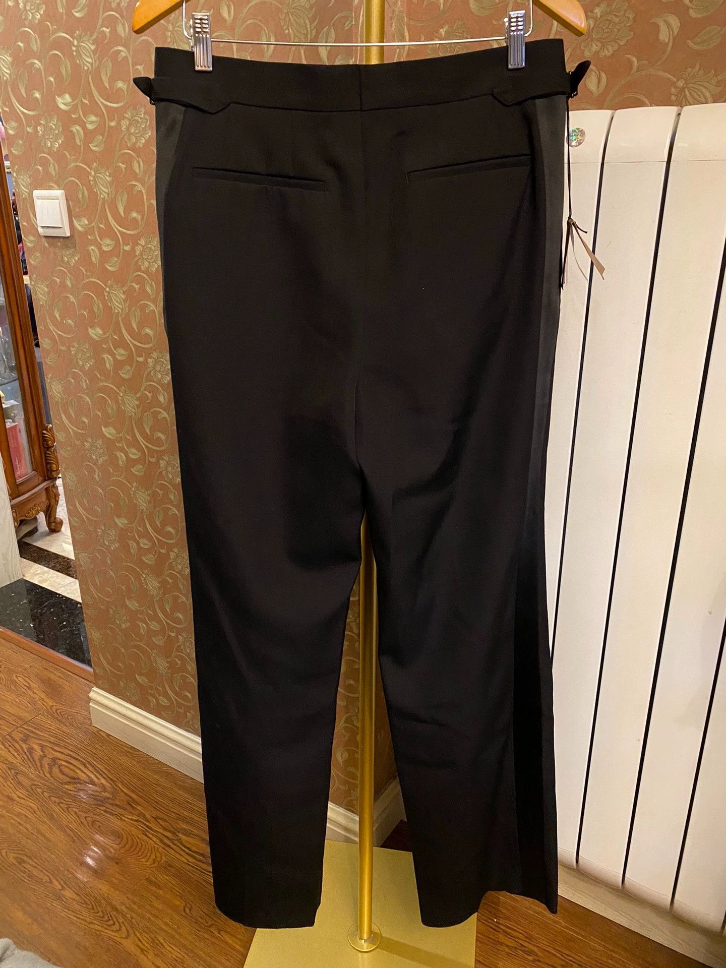 Burberry Burberry Black Wool Evening Trousers 48 Size US 32 / EU 48 - 3 Thumbnail