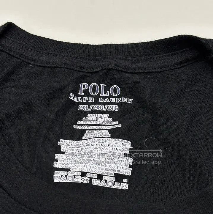 Polo Ralph Lauren Polo Ralph Lauren Men's Solid Crewneck Short. Size US XXL / EU 58 / 5 - 2 Thumbnail