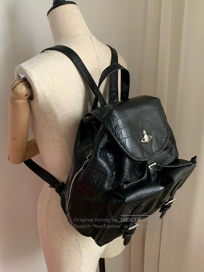 Vivienne Westwood Vivienne Westwood size os Vintage Crocodile Pattern Black a Size ONE SIZE - 2 Thumbnail