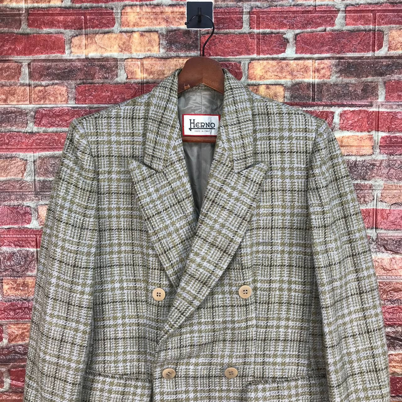 Herno HERNO DOUBLE BREASTED CHECKERED JACKET SIZE 44 MADE ITALY Size US S / EU 44-46 / 1 - 1 Thumbnail
