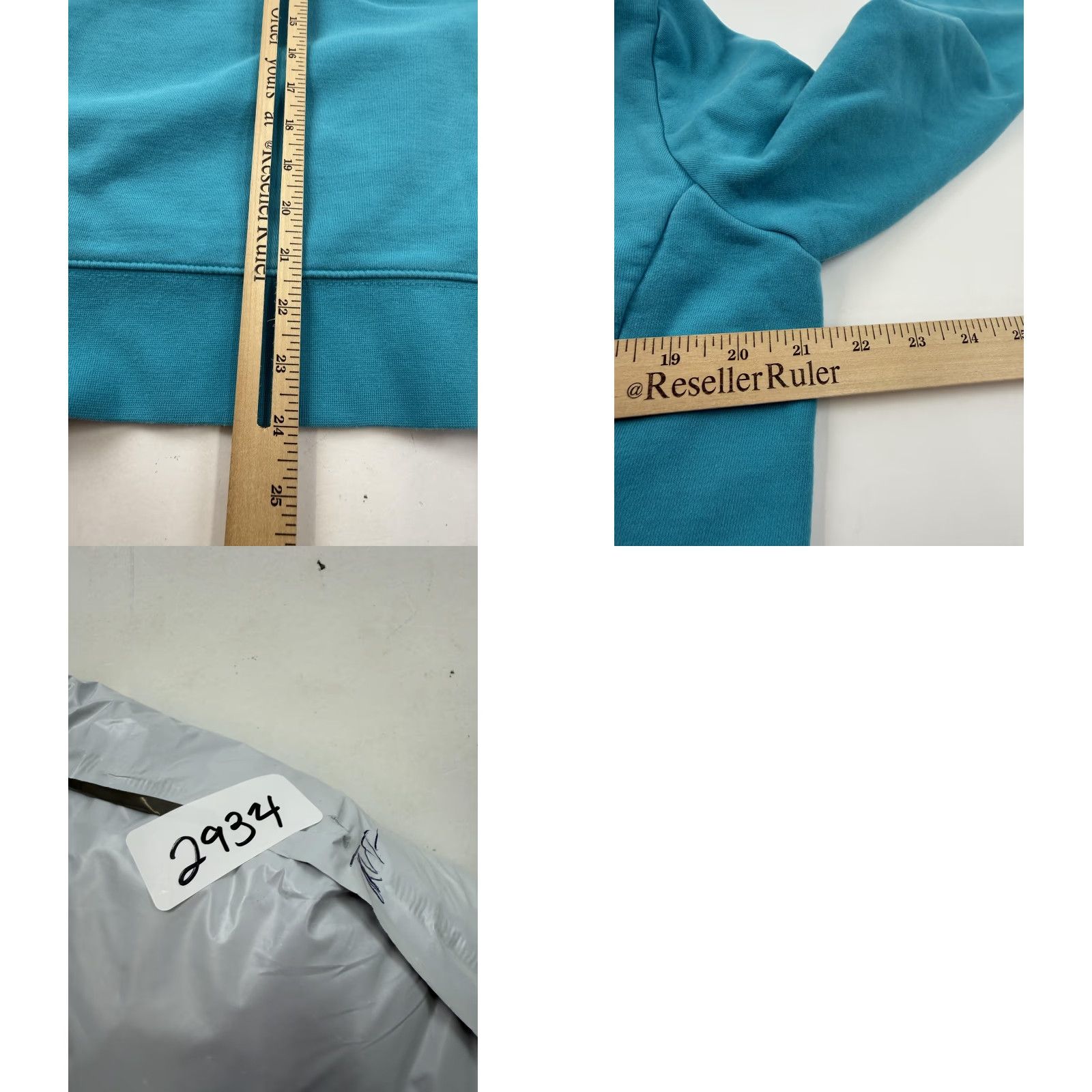 The North Face The North Face Hoodie Womens Large Blue Pullover Fleece Vertical Logo Graphic Size L / US 10 / IT 46 - 8 Thumbnail