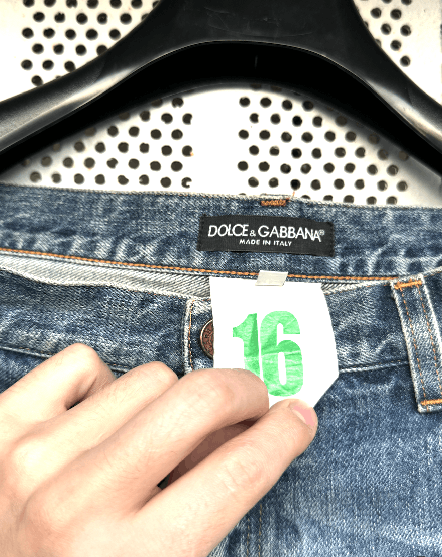 Dolce & Gabbana × Vintage Vintage Dolce&Gabbana Faded Distressed Jeans Pants Size US 34 / EU 50 - 8 Thumbnail