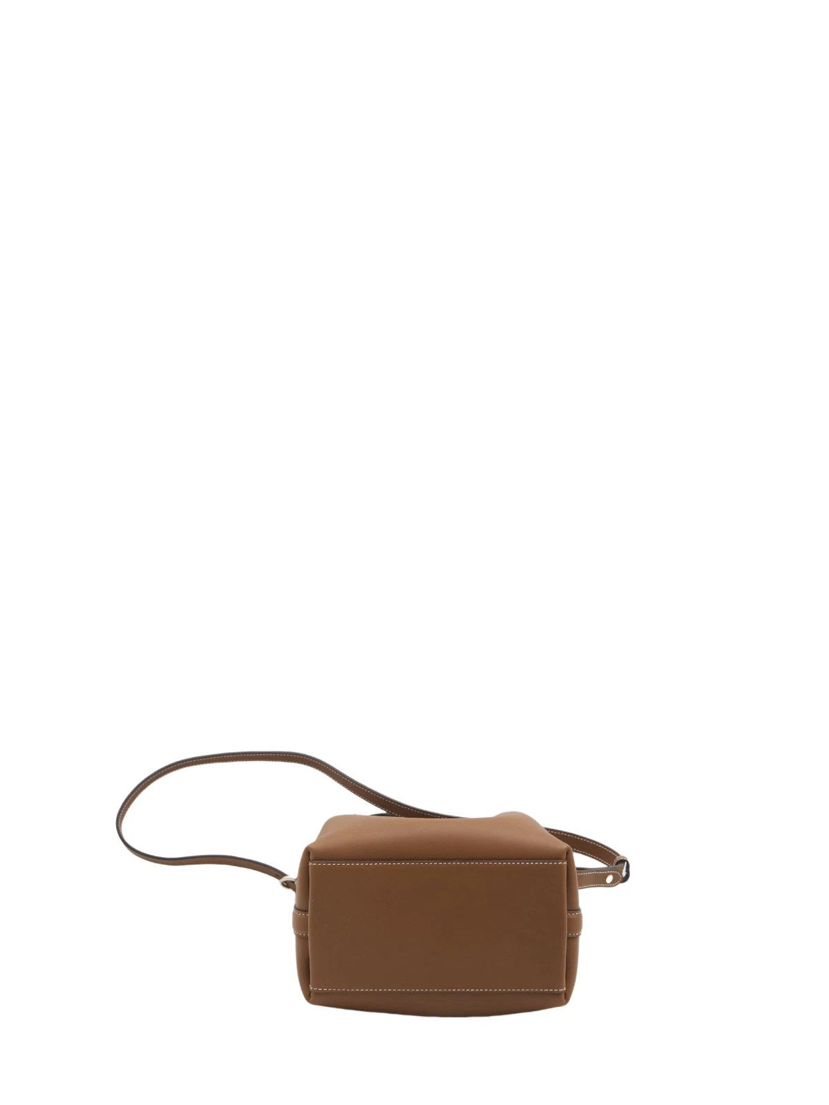 Gucci Gucci Emblem Small Brown Leather Bucket Bag New Auth Size ONE SIZE - 3 Thumbnail