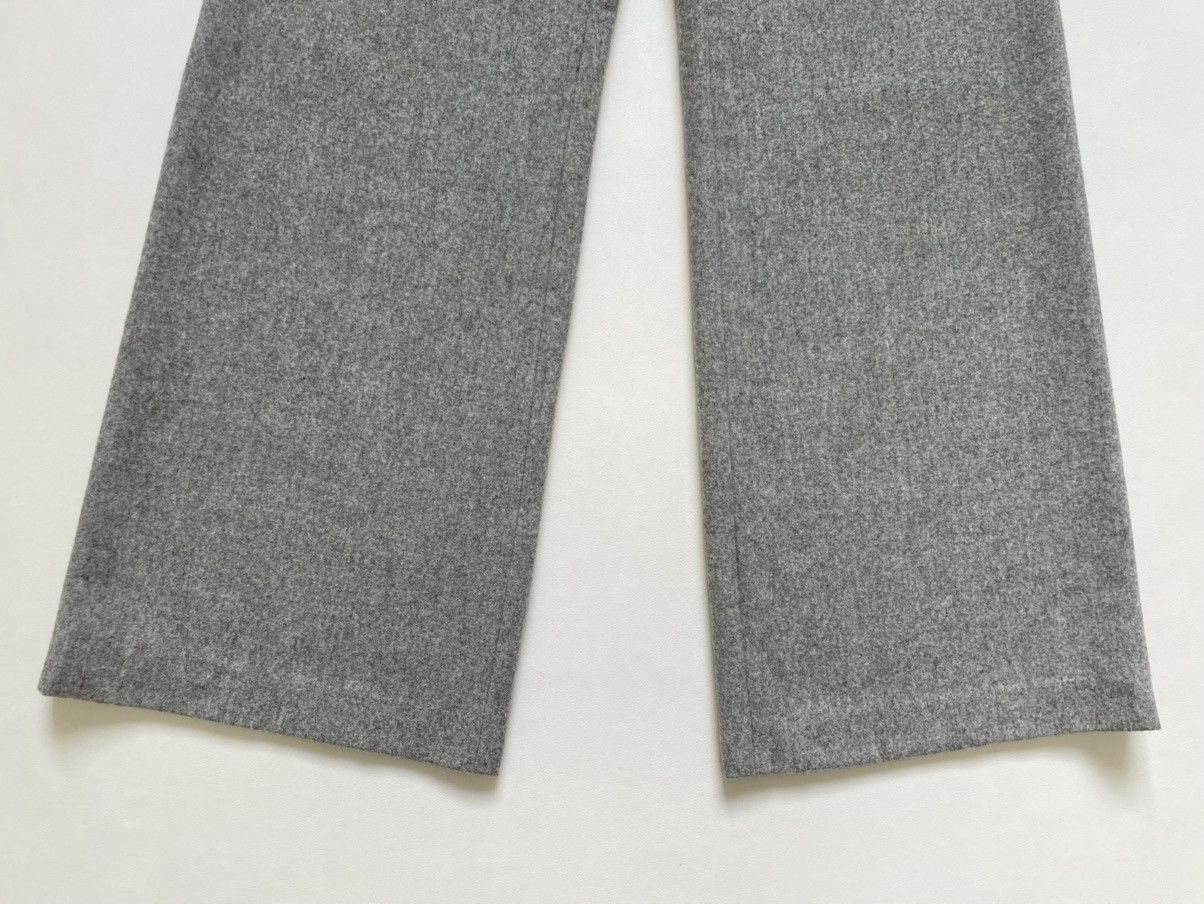 Dries Van Noten Light Grey Wool Flared Leg Pants Size US 32 / EU 48 - 6 Thumbnail