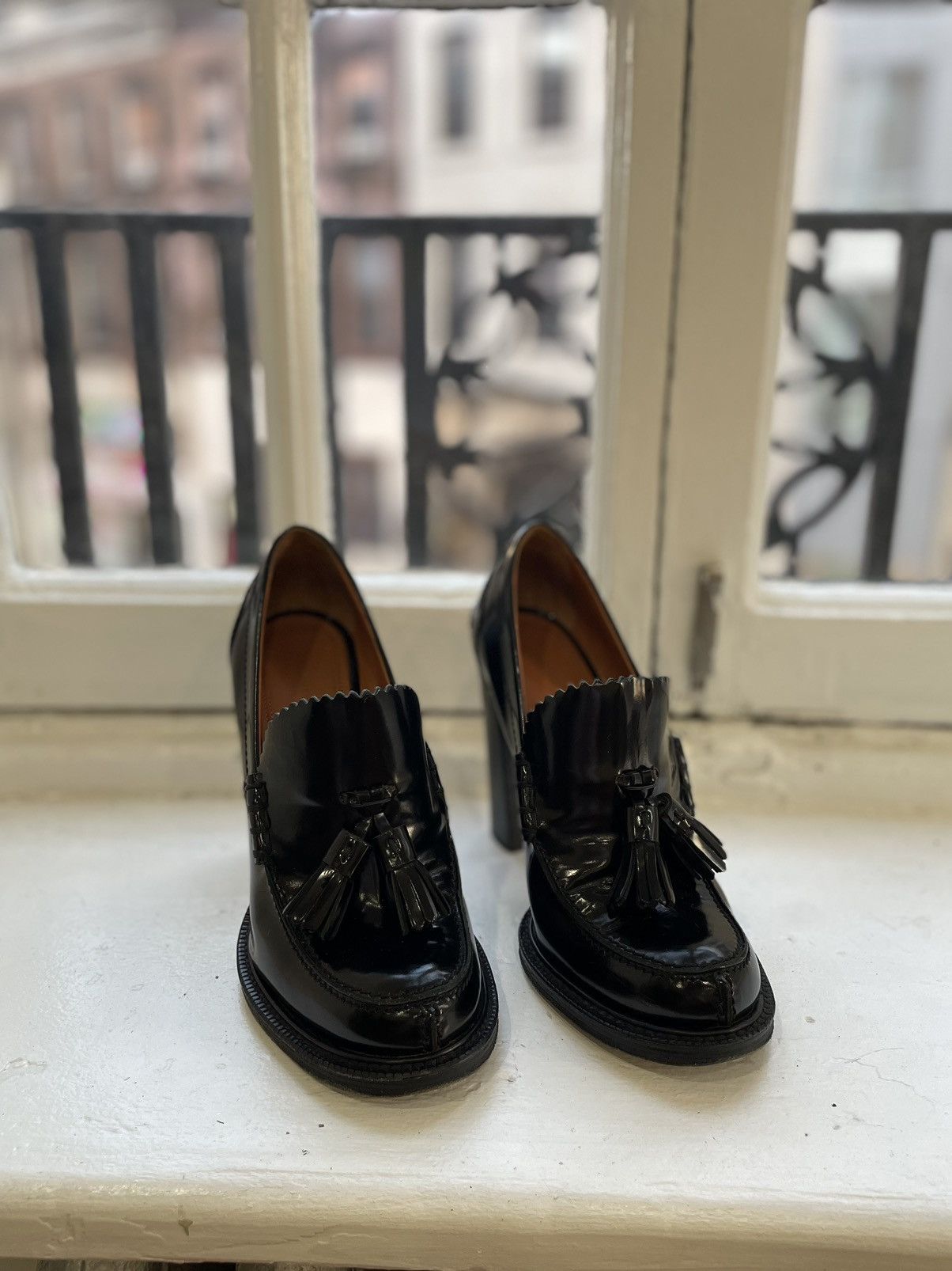 Celine × Phoebe Philo Celine Spazzolatto Tassel Loafer Pumps Size US 8.5 / IT 38.5 - 3 Thumbnail