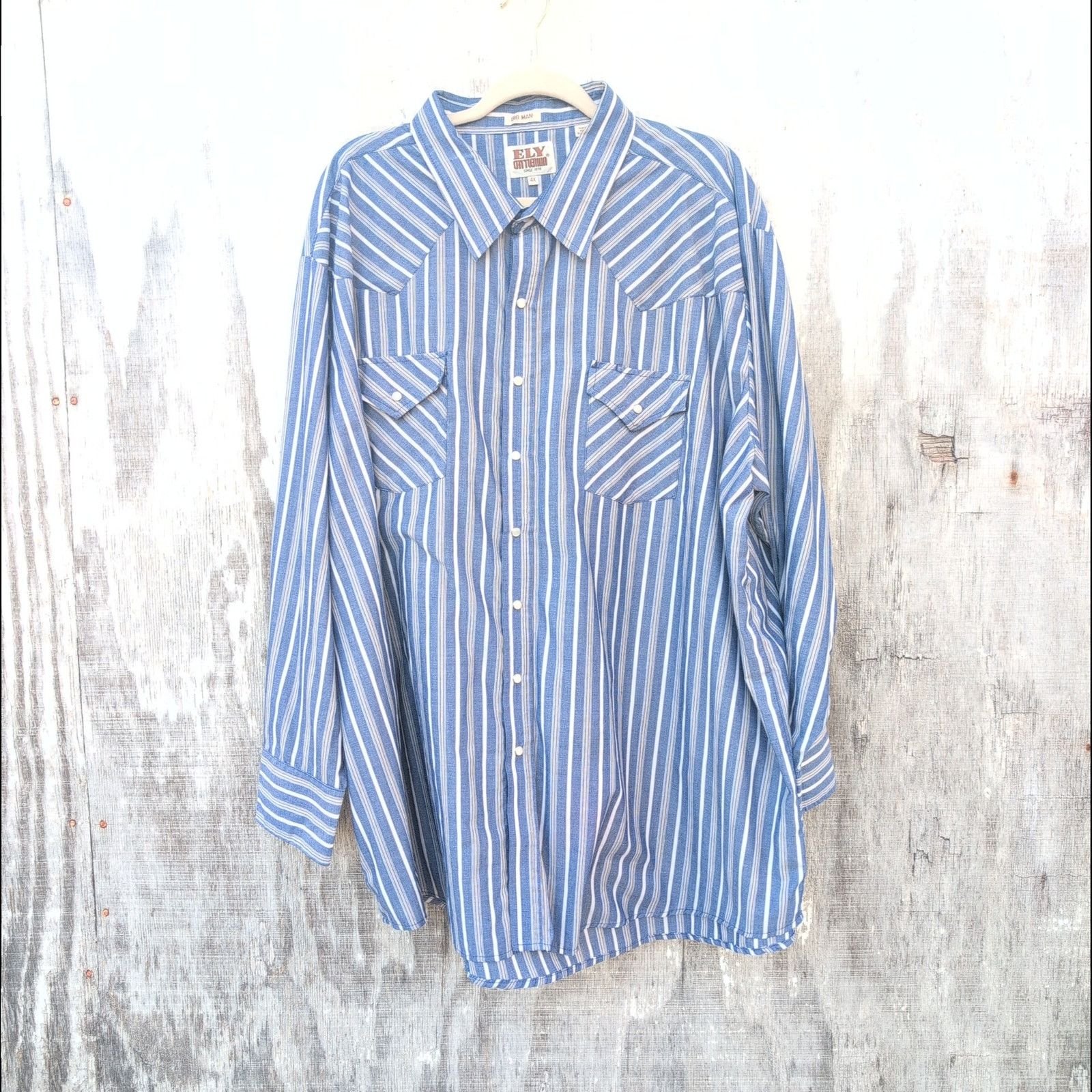 Other Vintage Ely Cattleman Western PearlSnap FarmWorn Men's 4XL Size US XXL / EU 58 / 5 - 1 Thumbnail