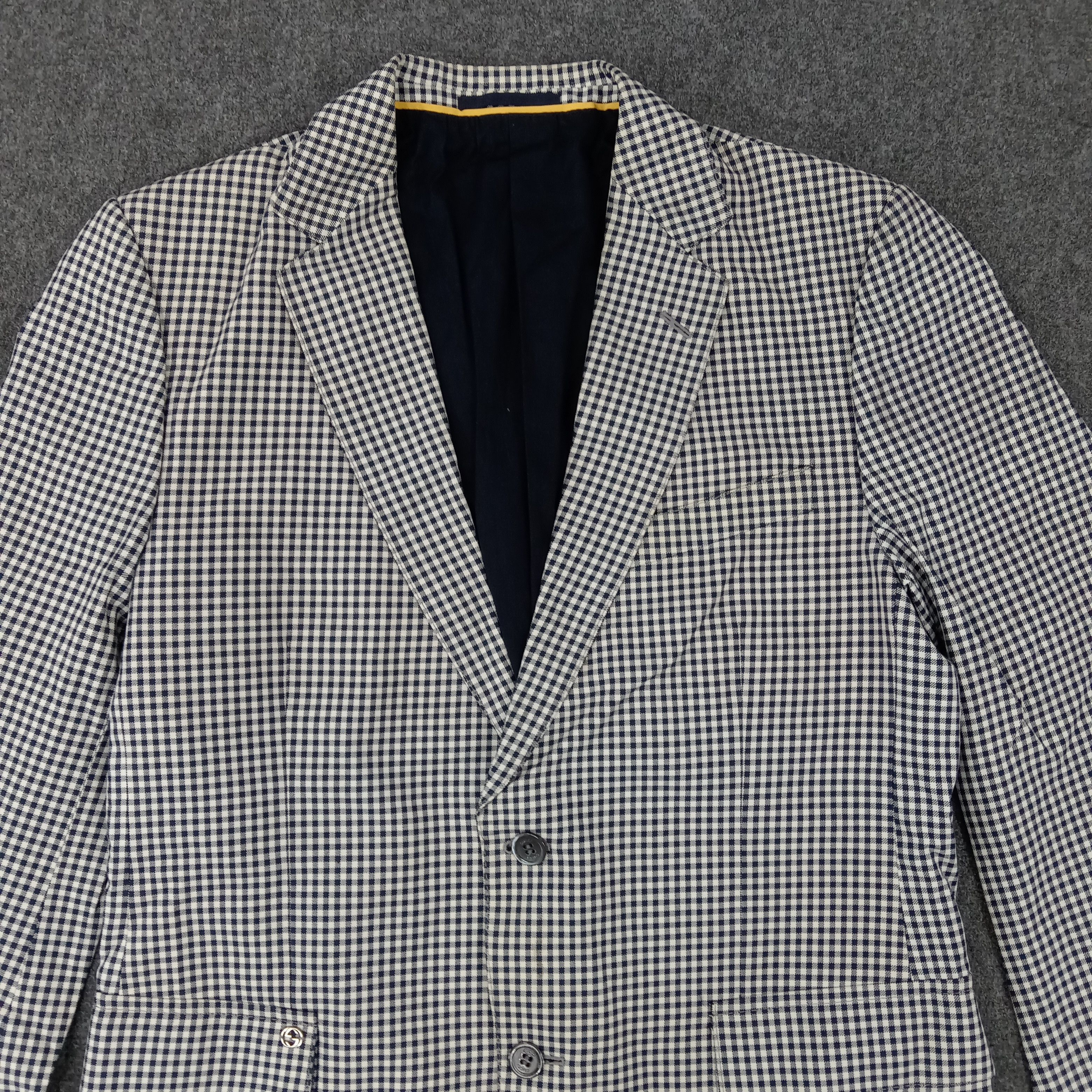 Gucci × Vintage Gucci Italian Brand Blazer Jacket Size US M / EU 48-50 / 2 - 2 Thumbnail