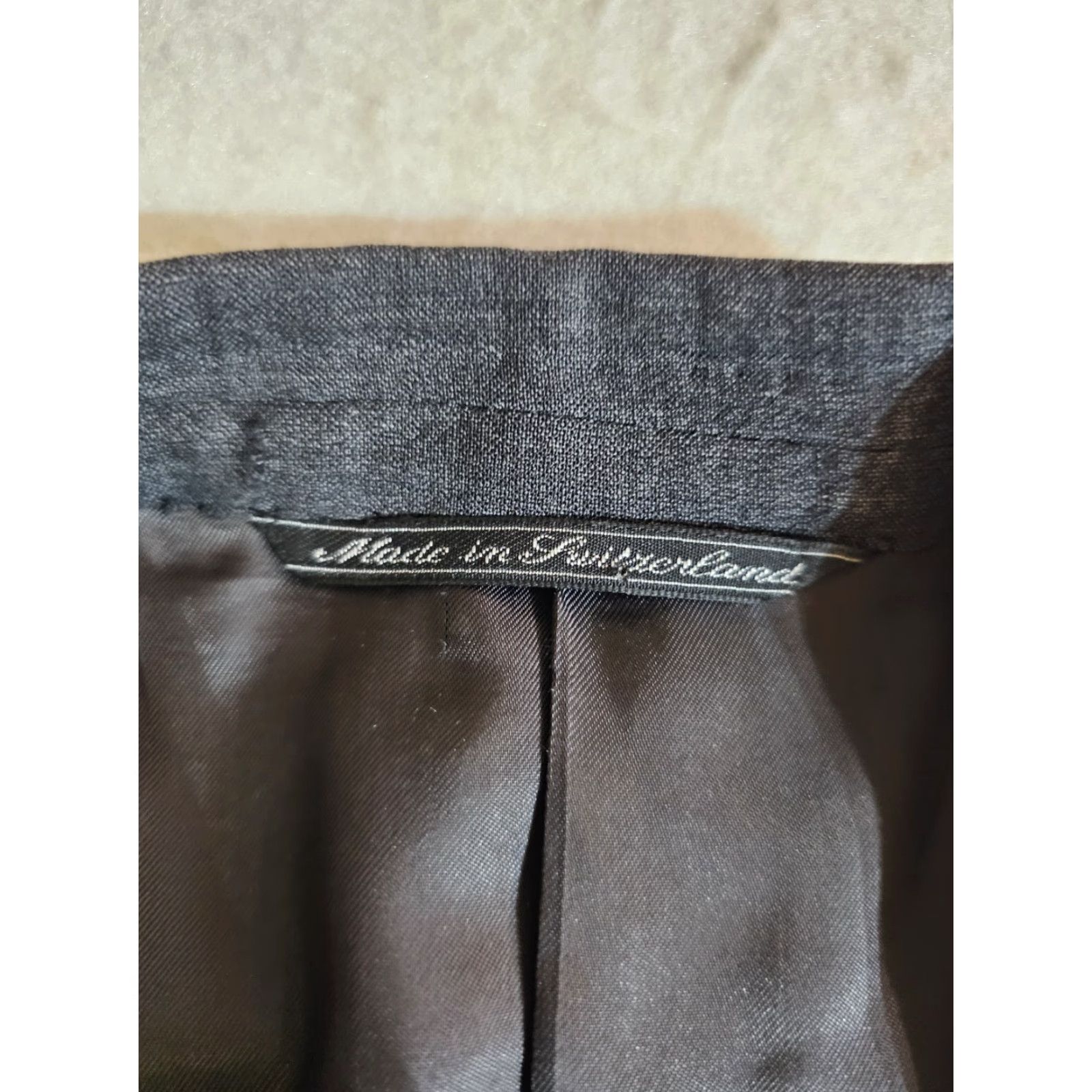Ermenegildo Zegna ERMENEGILDO ZEGNA Signature 100% Wool Mens Blazer Sport Coat Jacket 42 Long Gray Size 42R - 4 Thumbnail