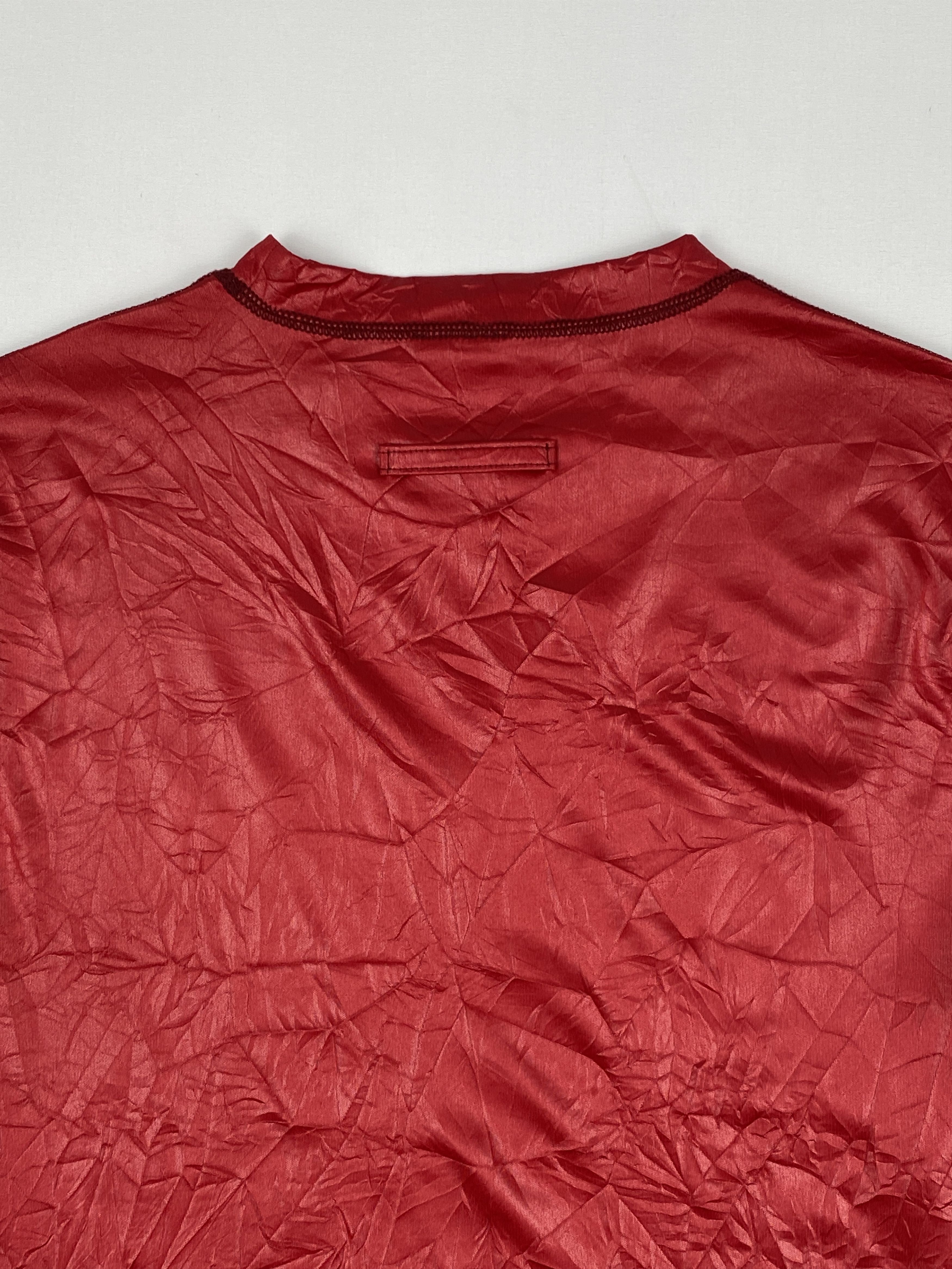 Jean Paul Gaultier Archived Crinkle Long Sleeve T-Shirt Size XL / US 12-14 / IT 48-50 - 4 Thumbnail