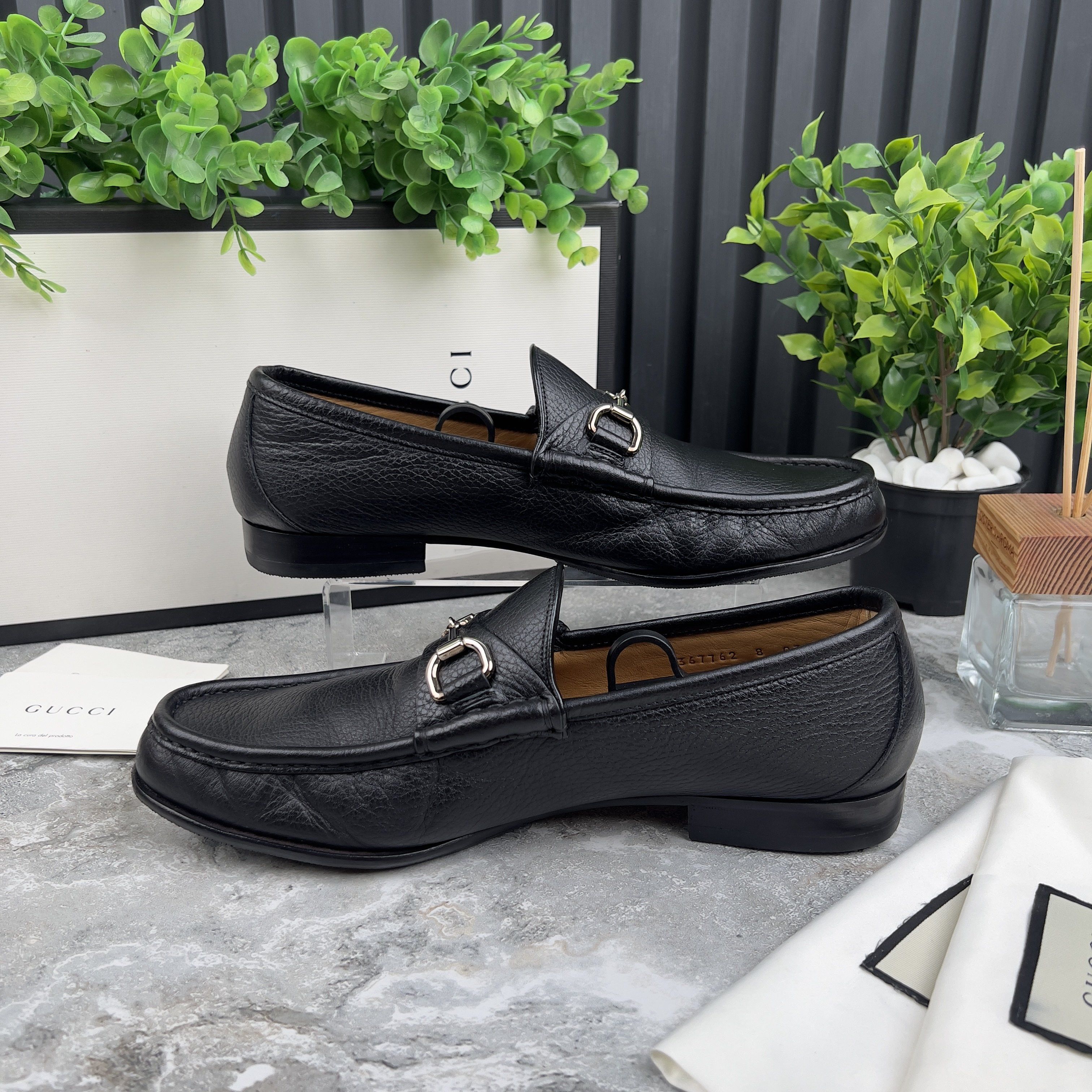 Gucci Gucci 1955 Horsebit Loafers Grain Leather Size US 8.5 / EU 41-42 - 5 Thumbnail