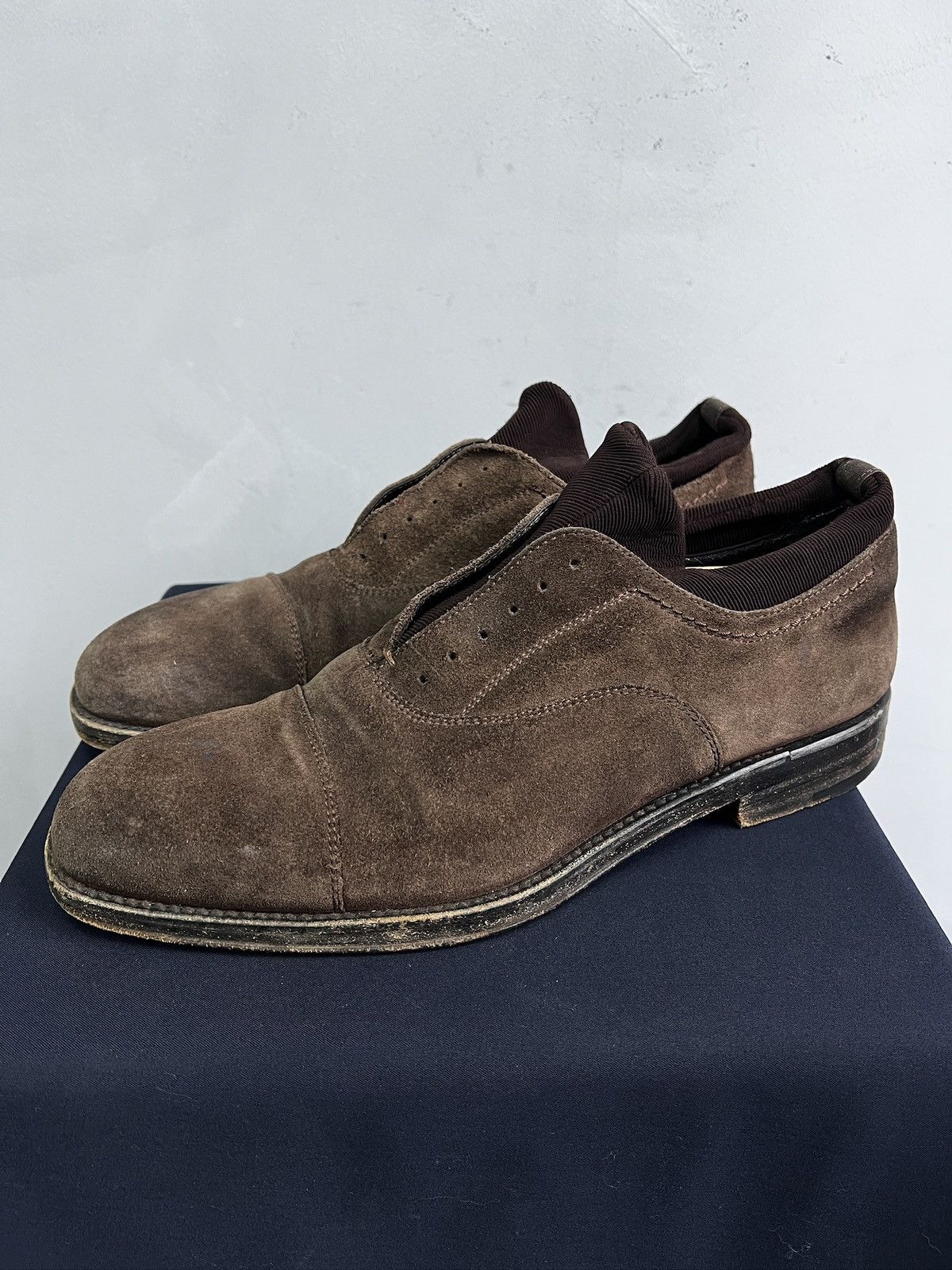 Paciotti Suede leather paciotti guidi style low boots avant garde y2k Size US 8 / EU 41 - 6 Thumbnail