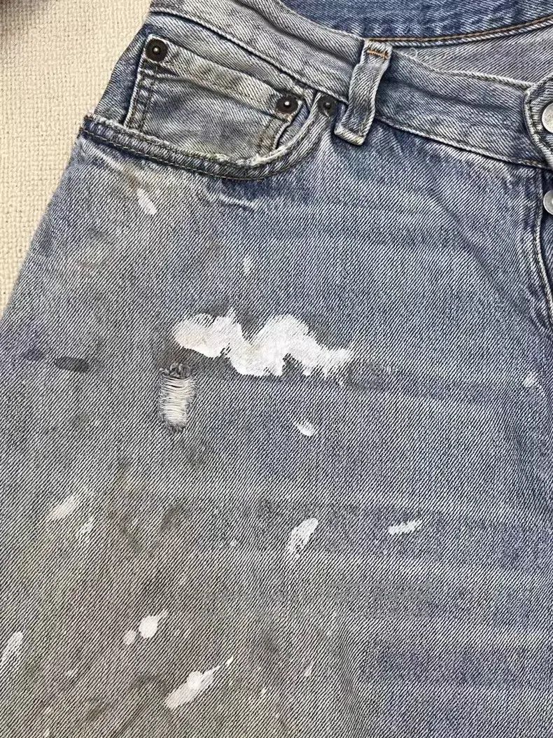 Acne Studios Acne Studios Splatter Paint Wash Loose Fit Denim Pants Size US 28 / EU 44 - 3 Thumbnail