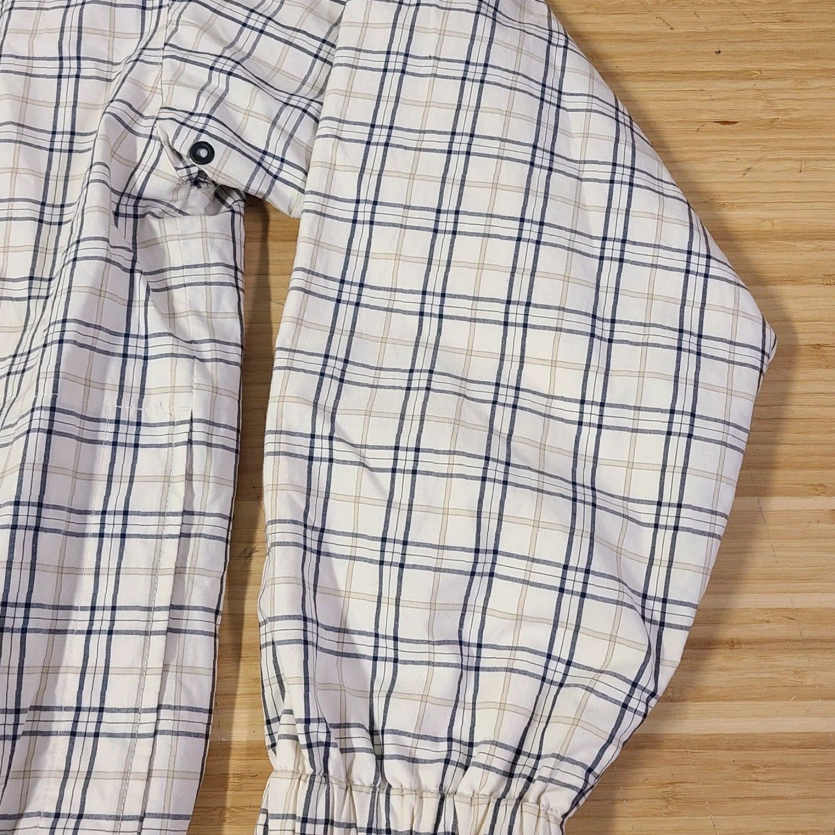 Tommy Hilfiger Tommy Hilfiger Golf Mens White Plaid Reversible 1/4 Zip Bomber Jacket 2XL Size Casual Winter Logo Zip Jacket Mens Size US XXL / EU 58 / 5 - 4 Thumbnail