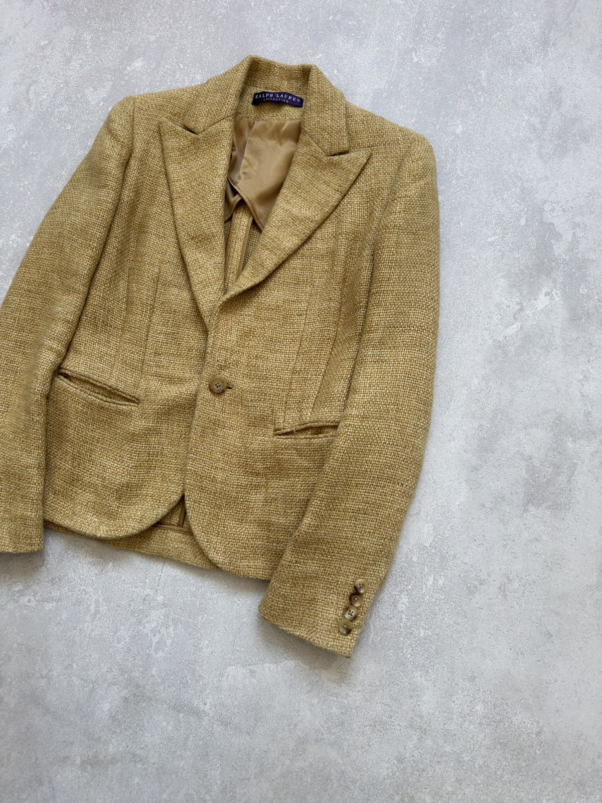 Ralph Lauren Purple Label × Vintage Ralph Lauren Purple Label Blazer Laine Wool Women Jacket Size S / US 4 / IT 40 - 2 Thumbnail