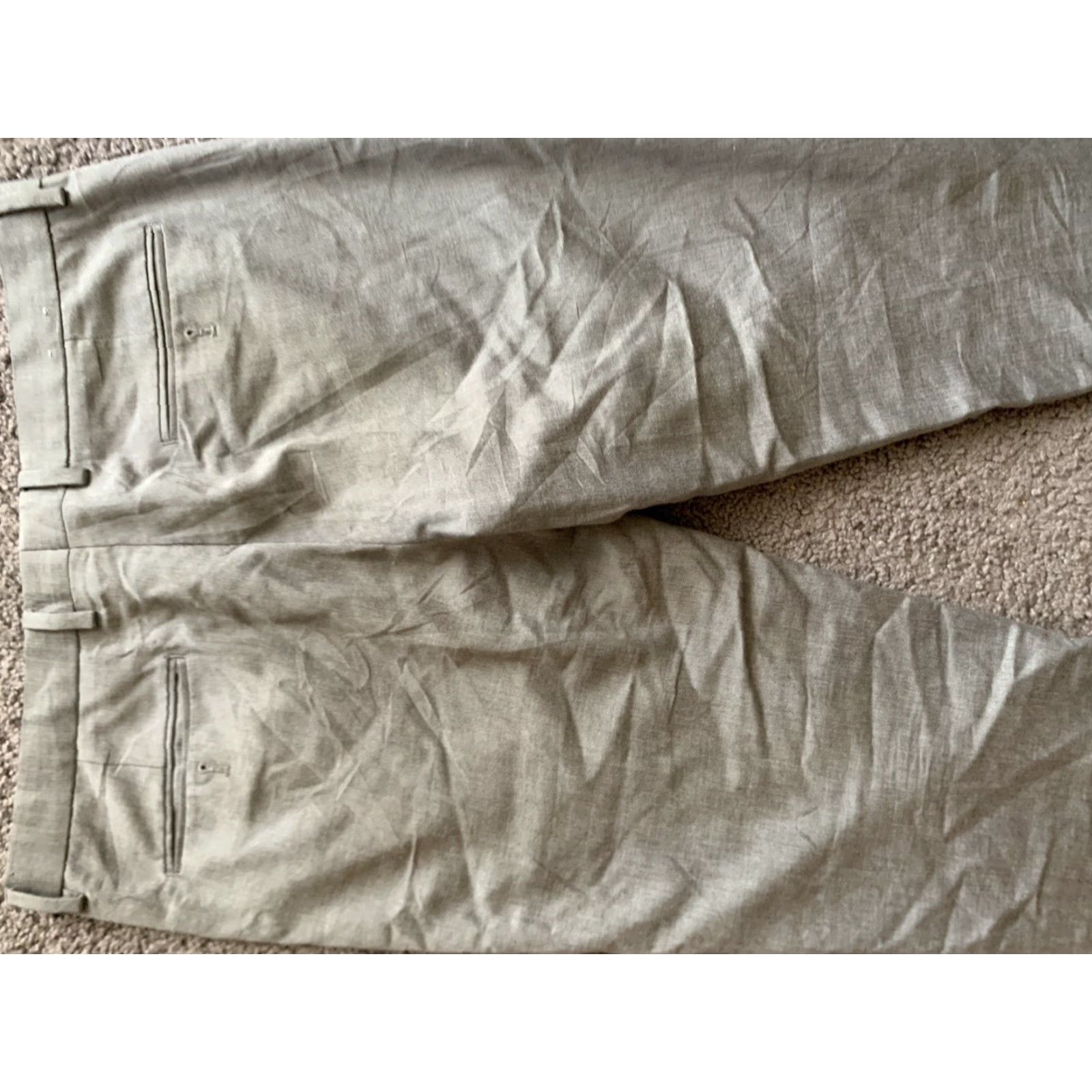 Express VINTAGE Express Photographer Dress Pants Mens Size 34 X 34 Gray Wool Straight Leg Size US 34 / EU 50 - 6 Thumbnail