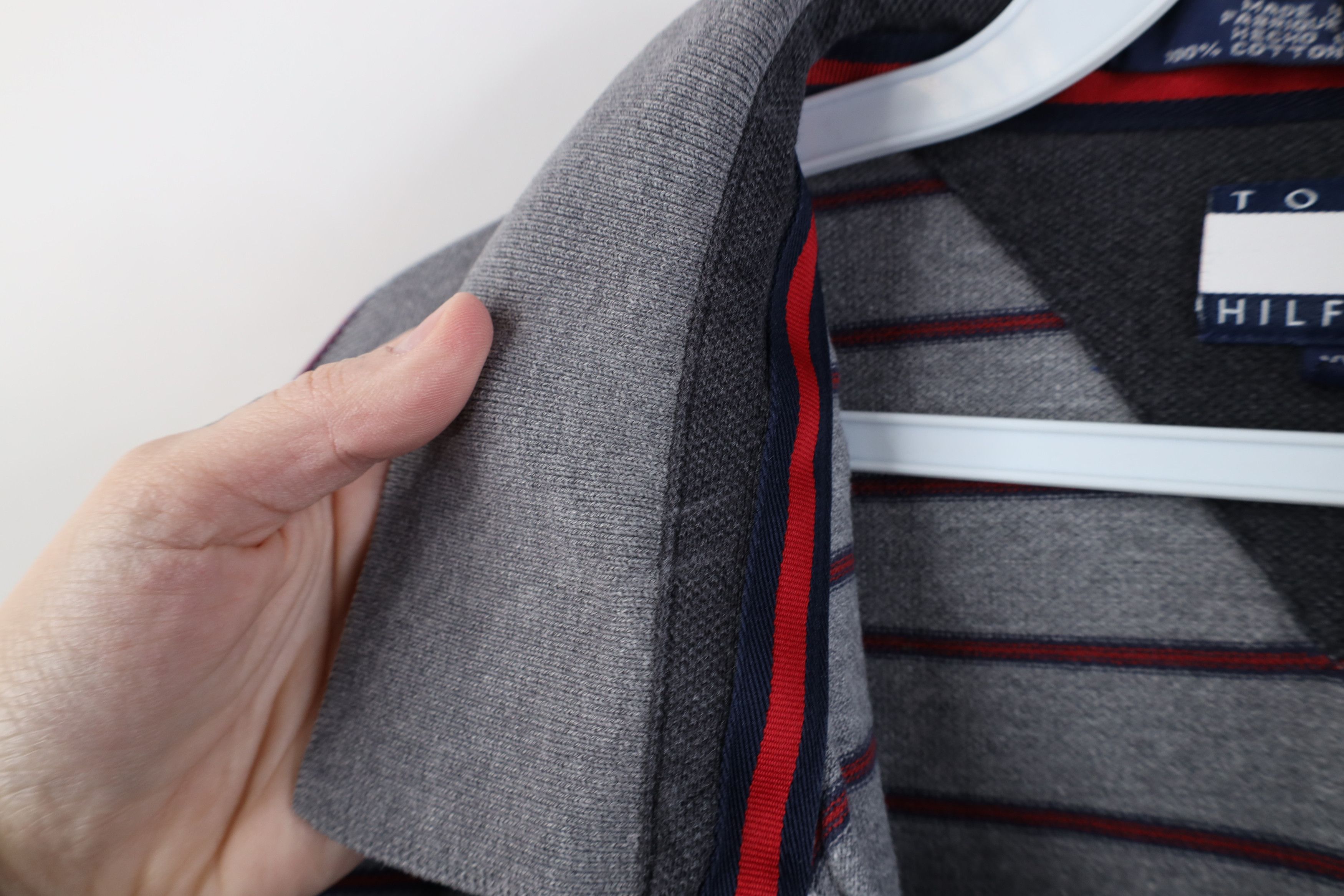 Tommy Hilfiger Vintage 90s Tommy Hilfiger Long Sleeve Rugby Polo Size US XXL / EU 58 / 5 - 7 Thumbnail