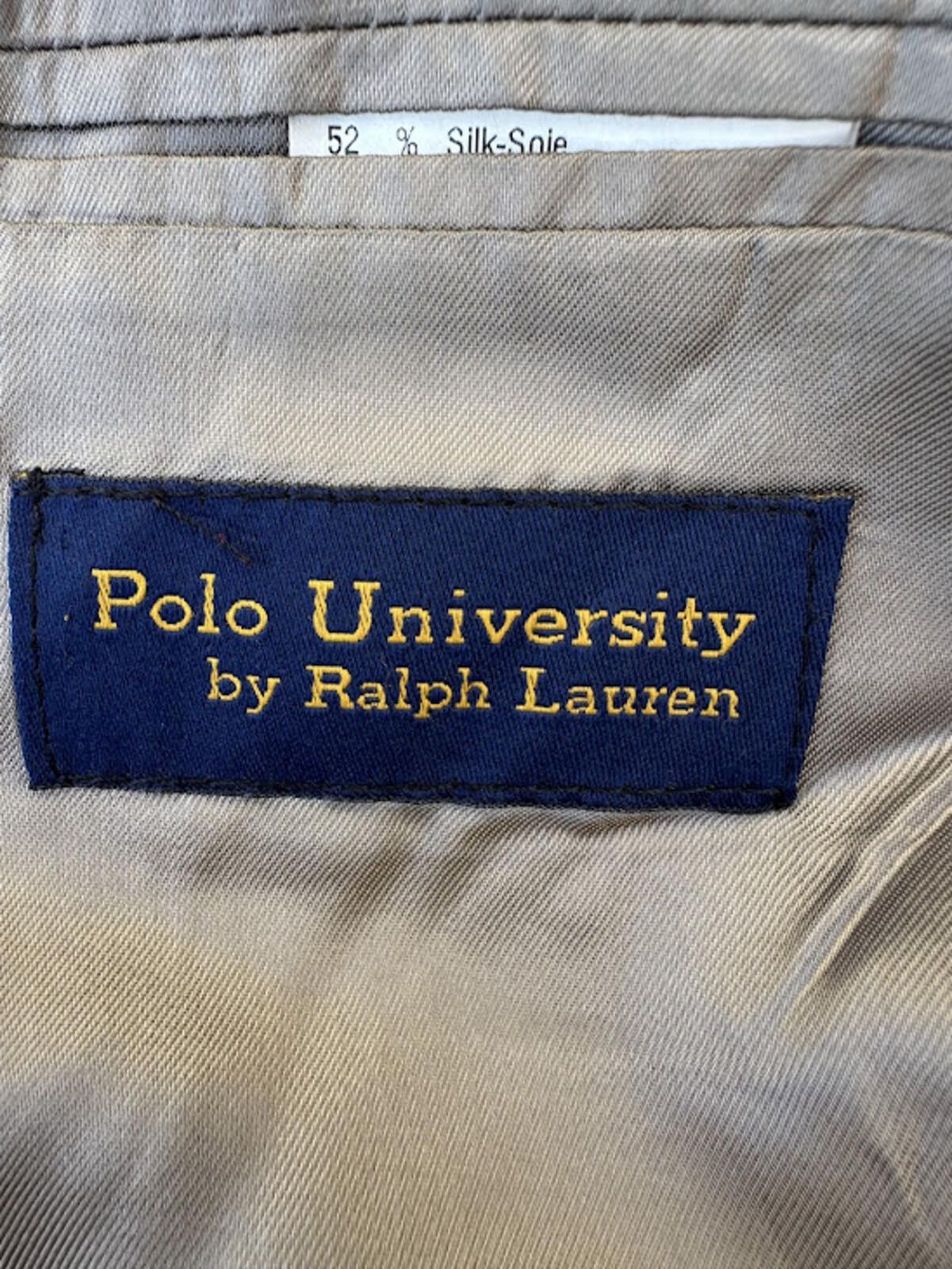 Polo Ralph Lauren Ralph Lauren Polo Univ Silk Wool Blazer 44L Size 44L - 3 Thumbnail