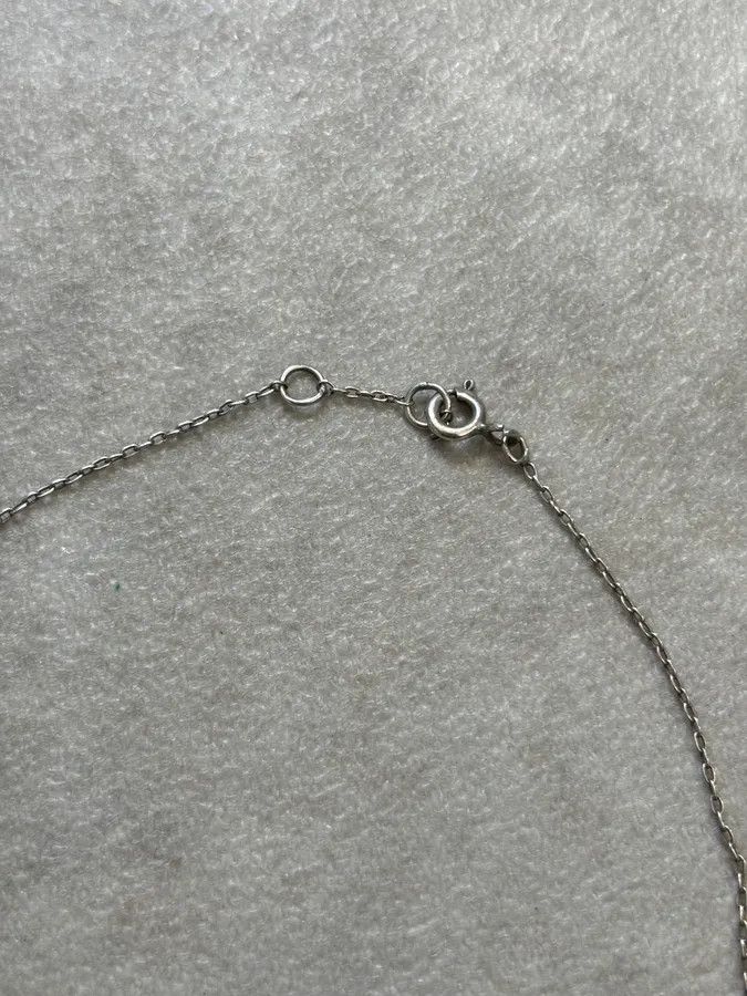 Vintage Cesare Paciotti Silver Metal Cross Pendant Necklace Size ONE SIZE - 7 Thumbnail