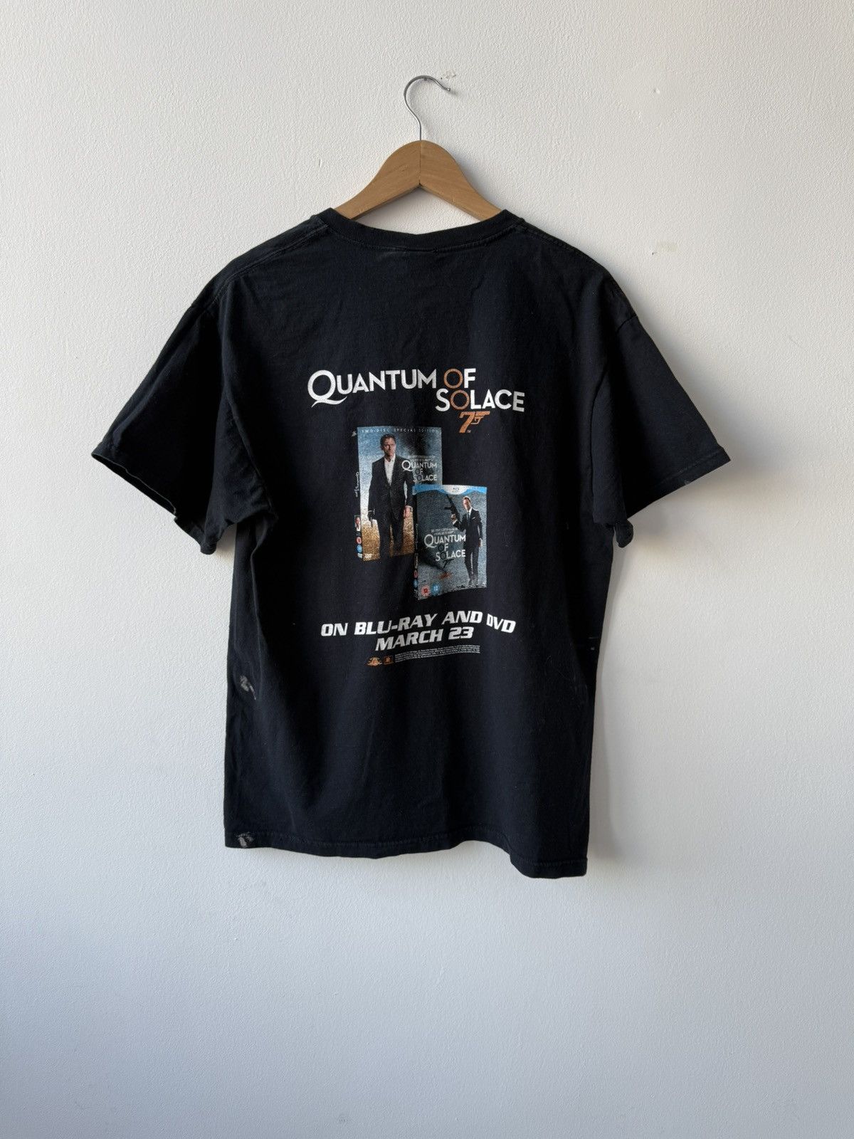 Other Quantum Of Solace James Bond Mens Vintage 2008 Movie T shirt Size US L / EU 52-54 / 3 - 6 Thumbnail