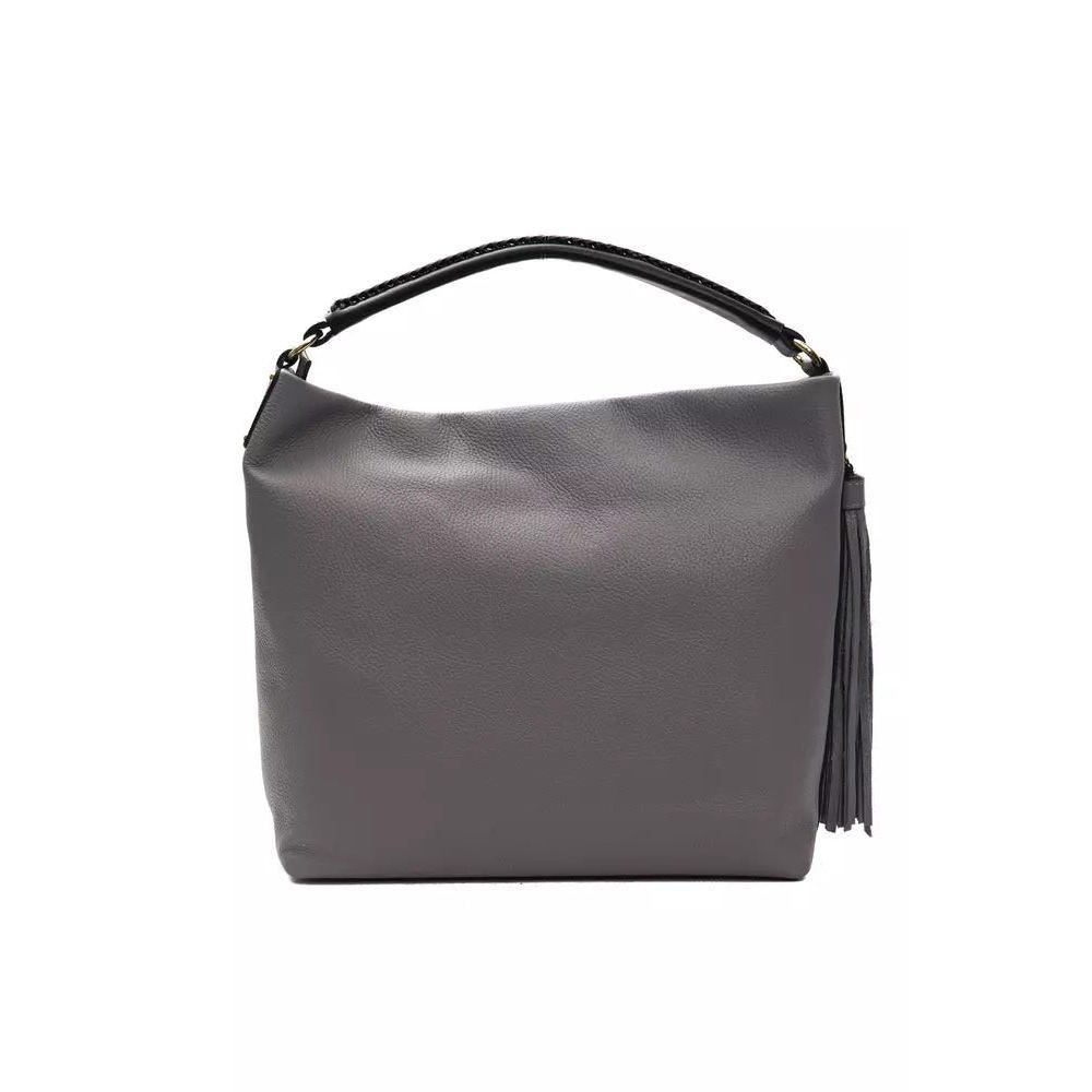 Other Pompei Donatella Gray Leather Shoulder Bag Size ONE SIZE - 3 Thumbnail