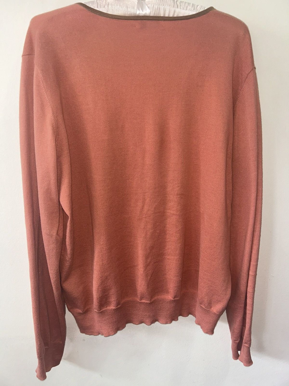 Dries Van Noten Pink tan dries cotton thin sweater Size M / US 6-8 / IT 42-44 - 2 Thumbnail